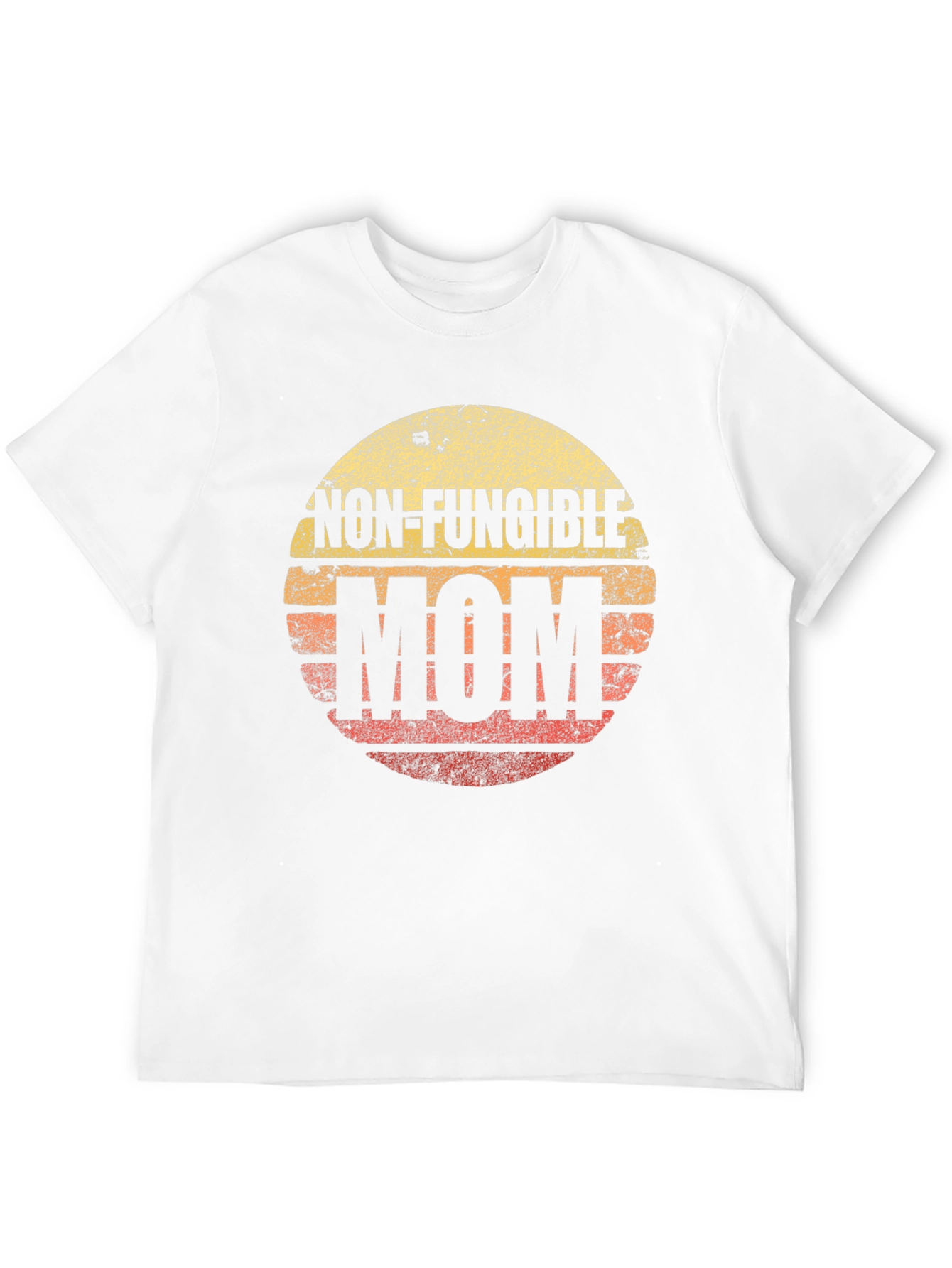 Black Non-Fungible Mom T-Shirt - Retro Style! view 12
