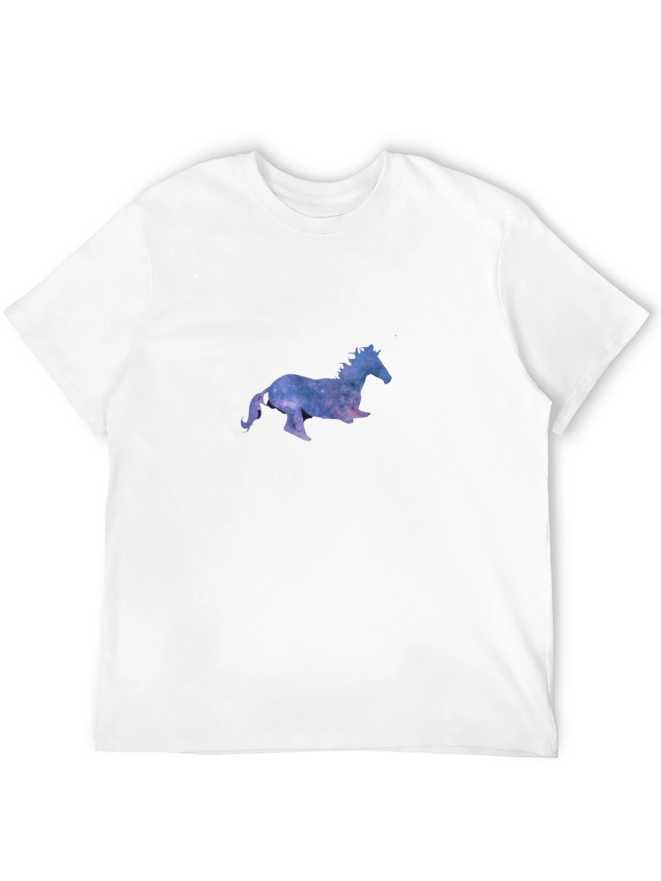 Black Galaxy Horse Black T-Shirt view 12