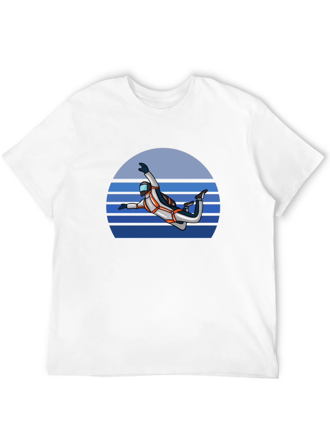 Black Skydiving Graphic Tee - Black T-Shirt view 12