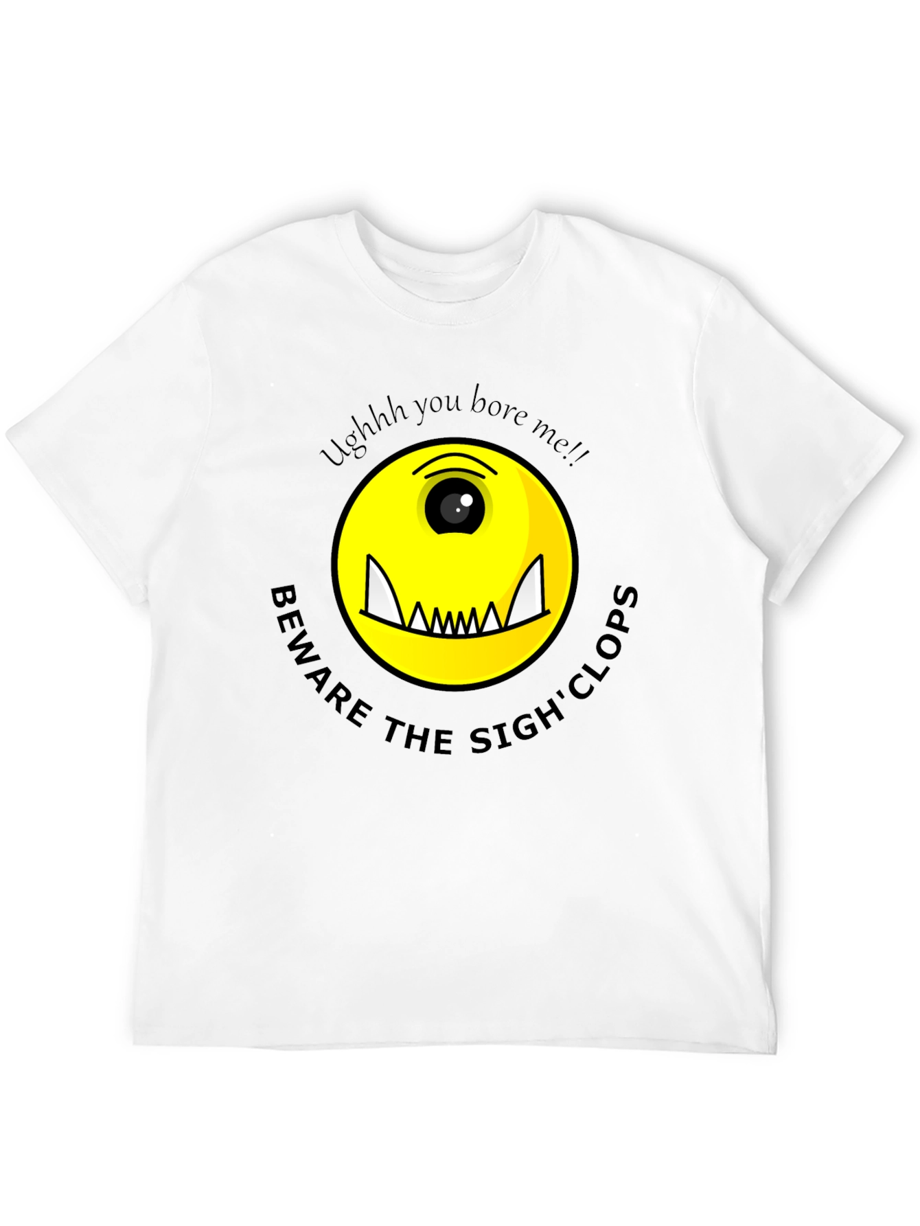 Black Beware The Sigh'clops Monster Graphic Tee view 12