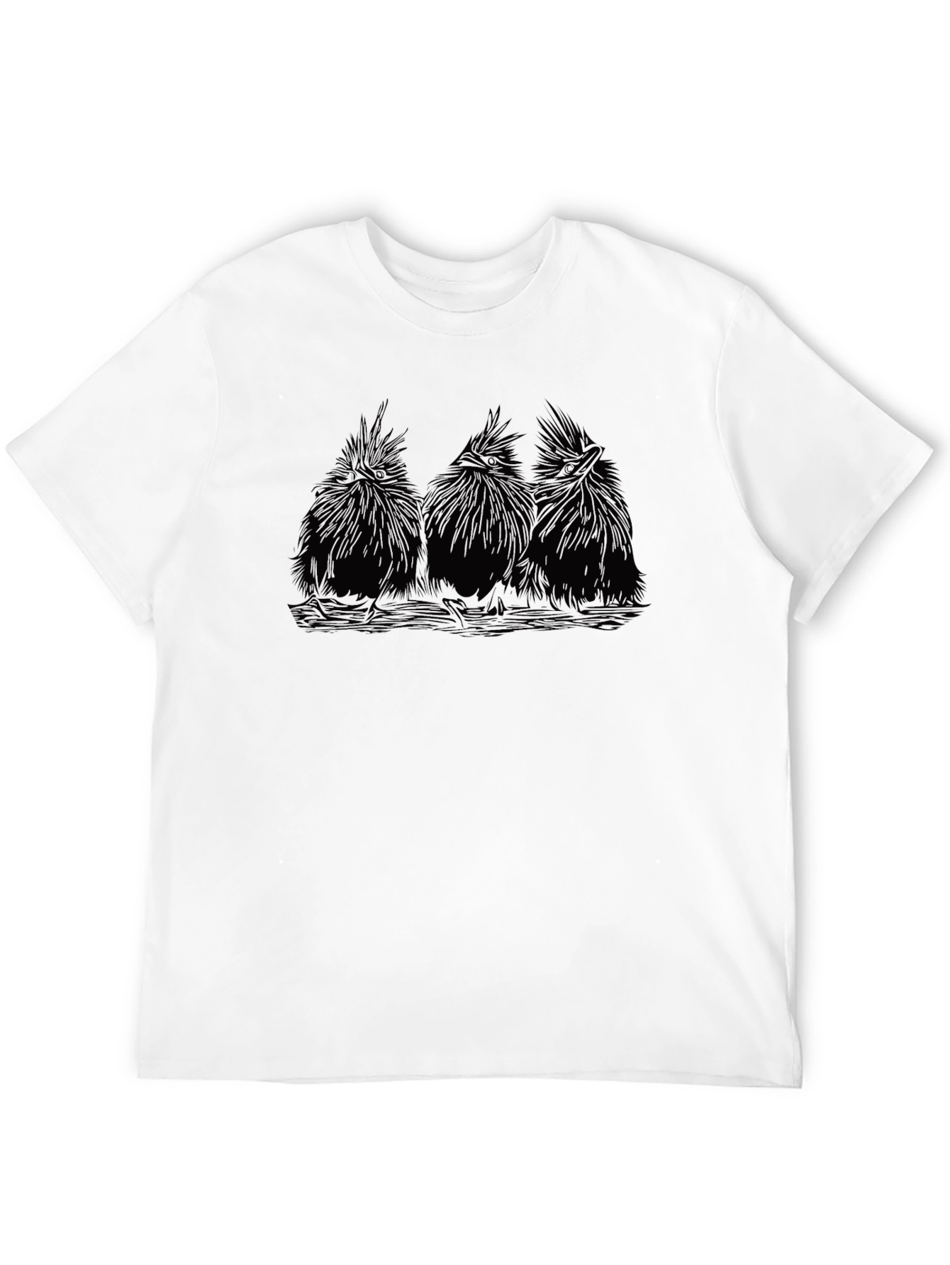 Black Black Chicken Flock Graphic Tee view 12