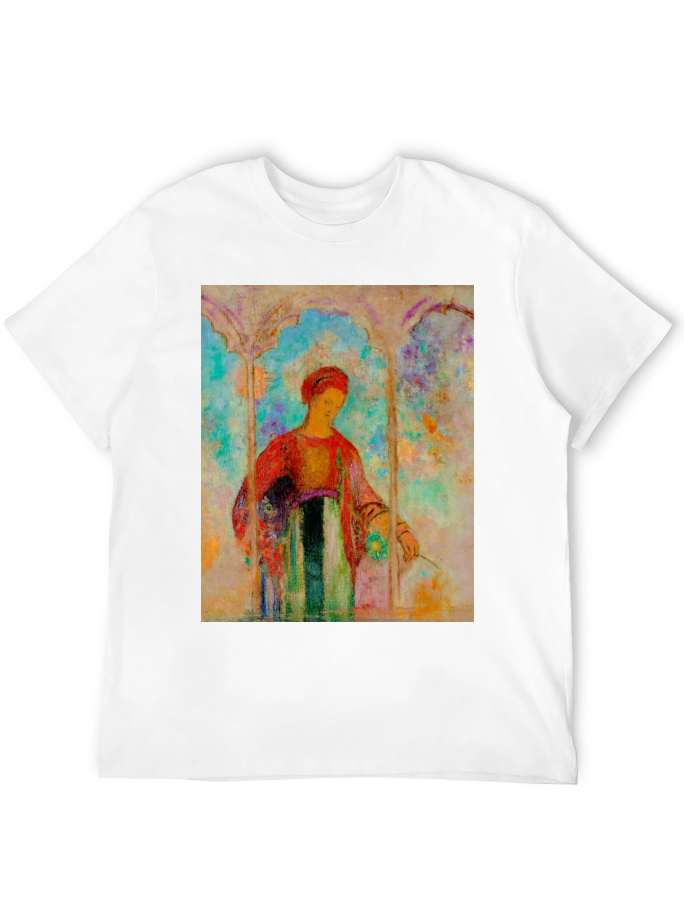 Black Artistic Woman Portrait T-Shirt - Unique Design view 12