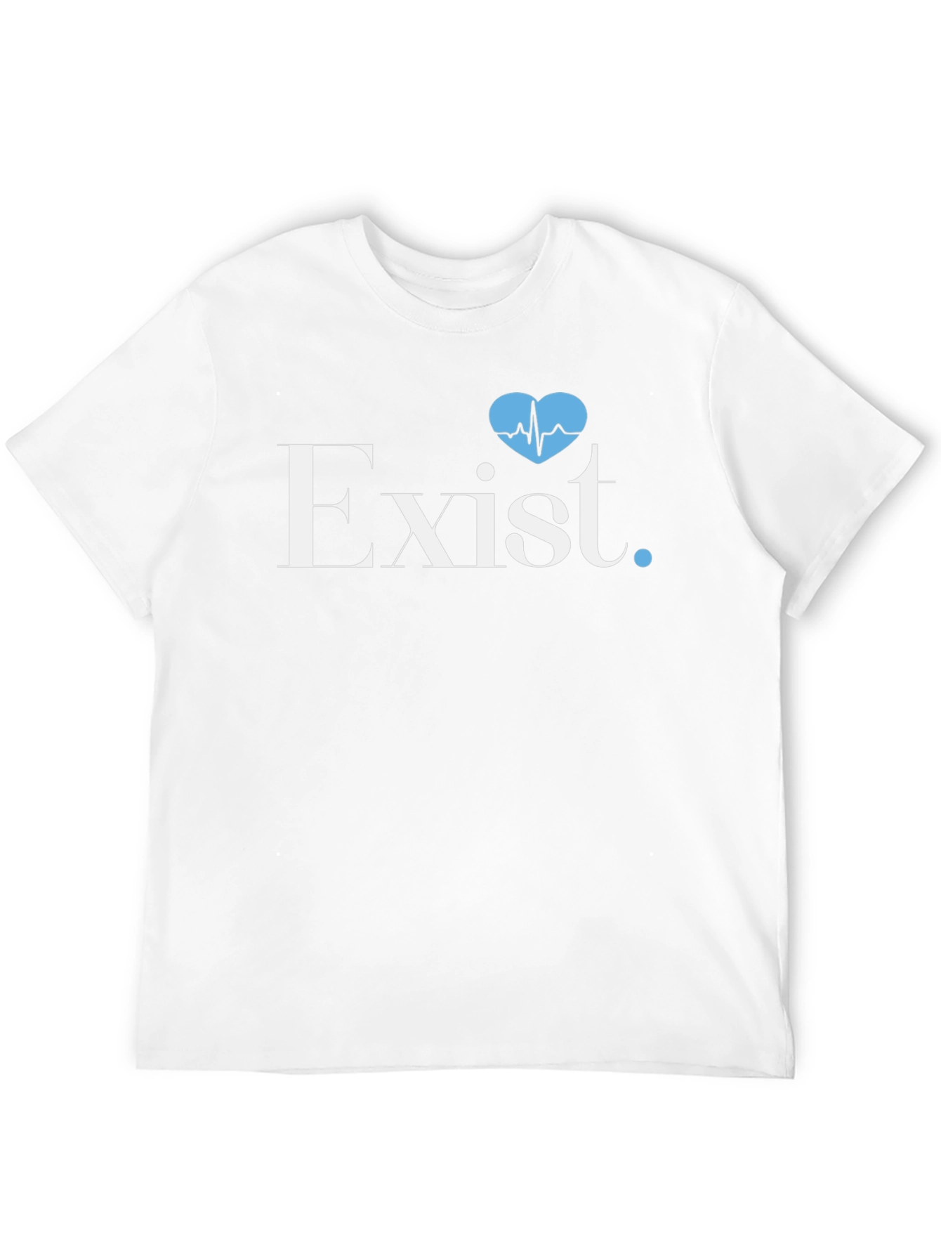 Black Exist Heartbeat Graphic Tee - Stylish Comfort view 12