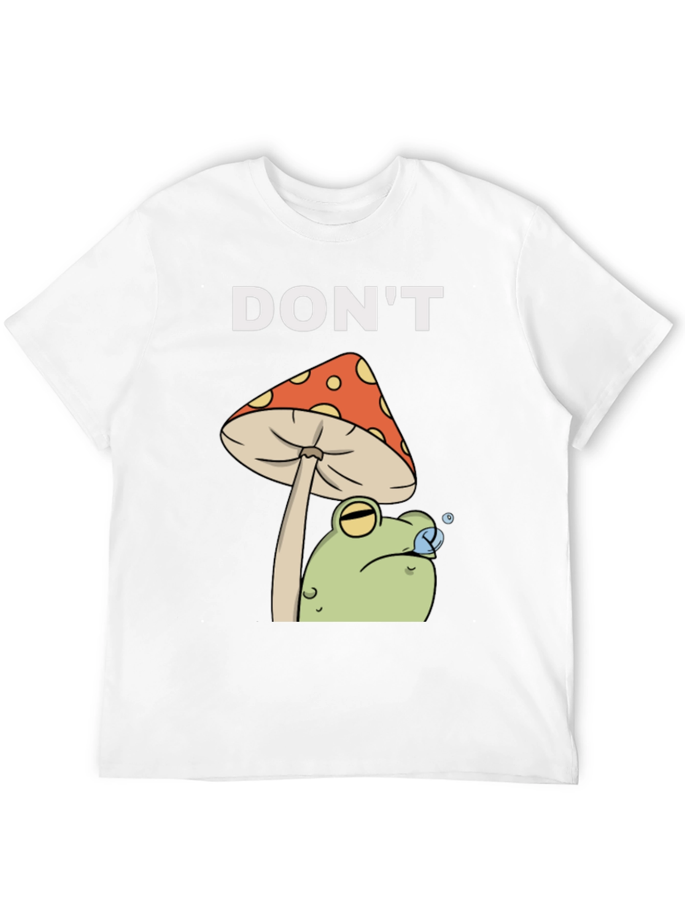 Black Don't Frog on Mushroom Graphic Tee view 12