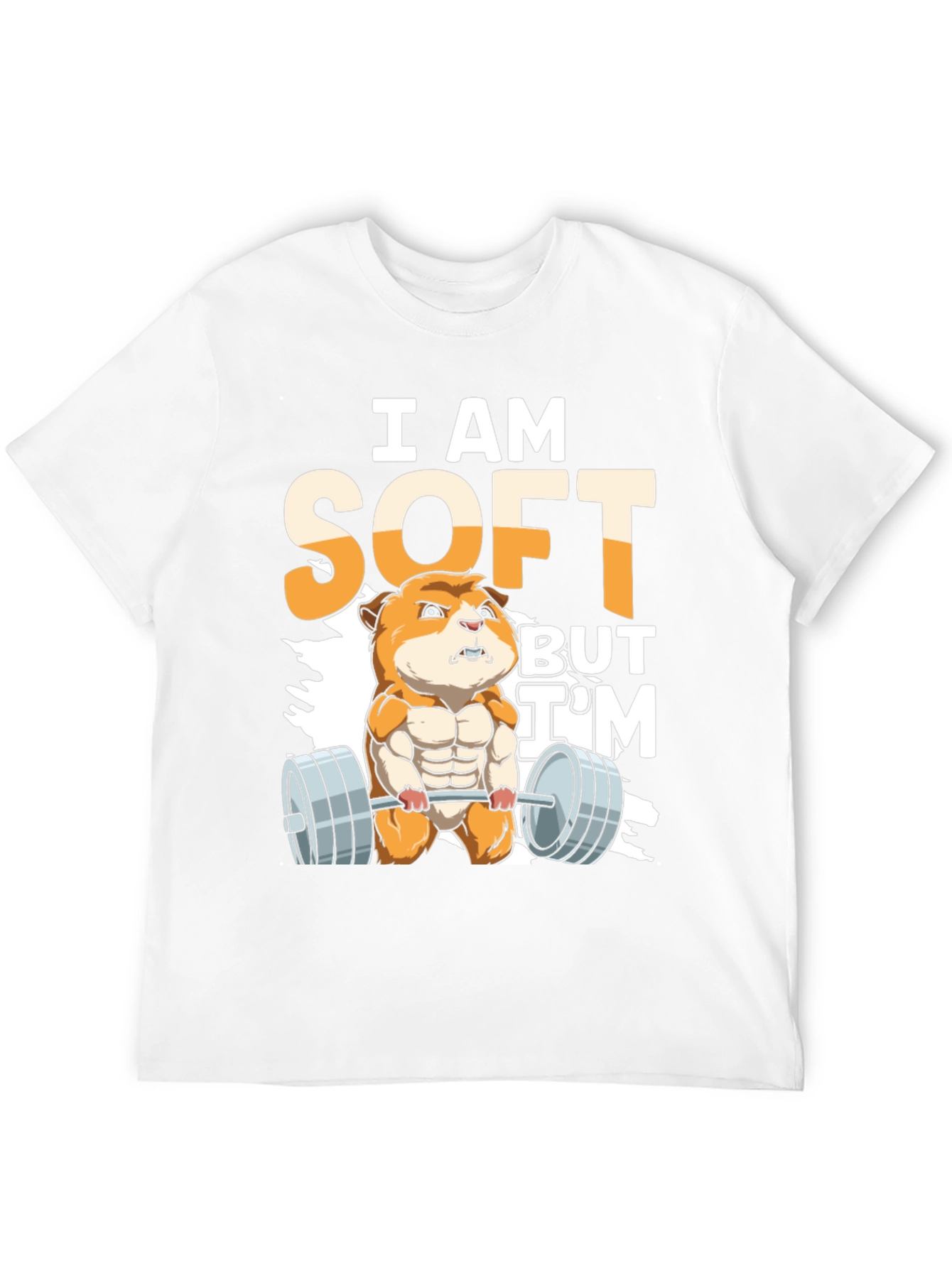 Black I Am Soft But I'm Strong T-Shirt view 12