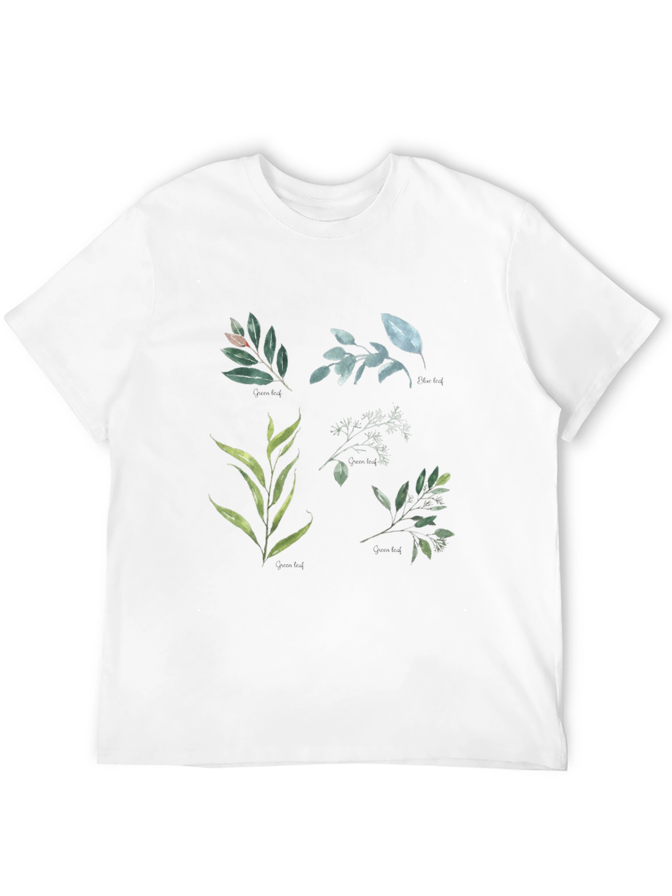 Black Botanical Print Black T-Shirt view 12