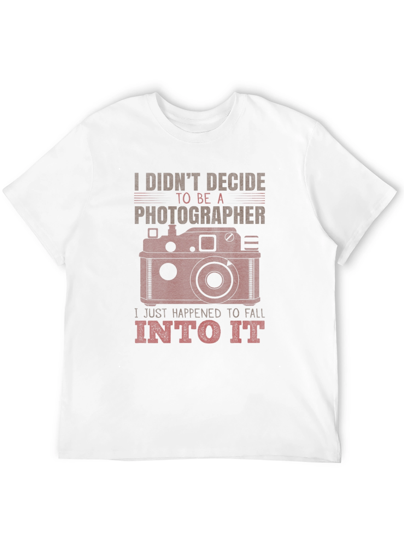Black Photographer Graphic Tee - I Didn't Decide, I Fell Into It view 12