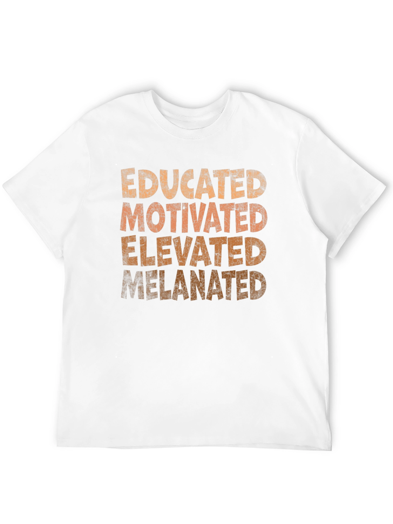 Black Educated, Motivated, Elevated, Melanated T-Shirt view 12