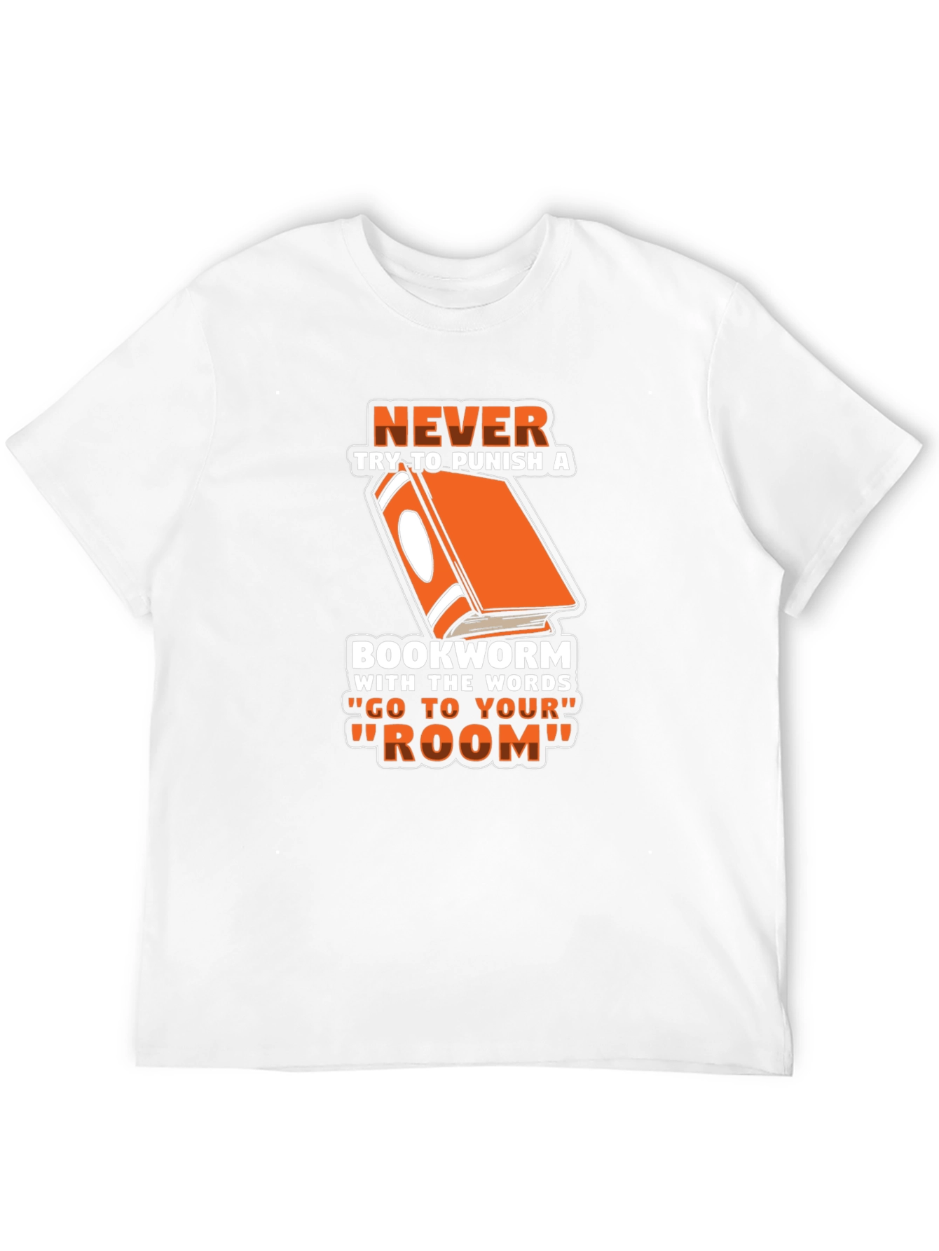 Black Never Punish a Bookworm T-Shirt view 12