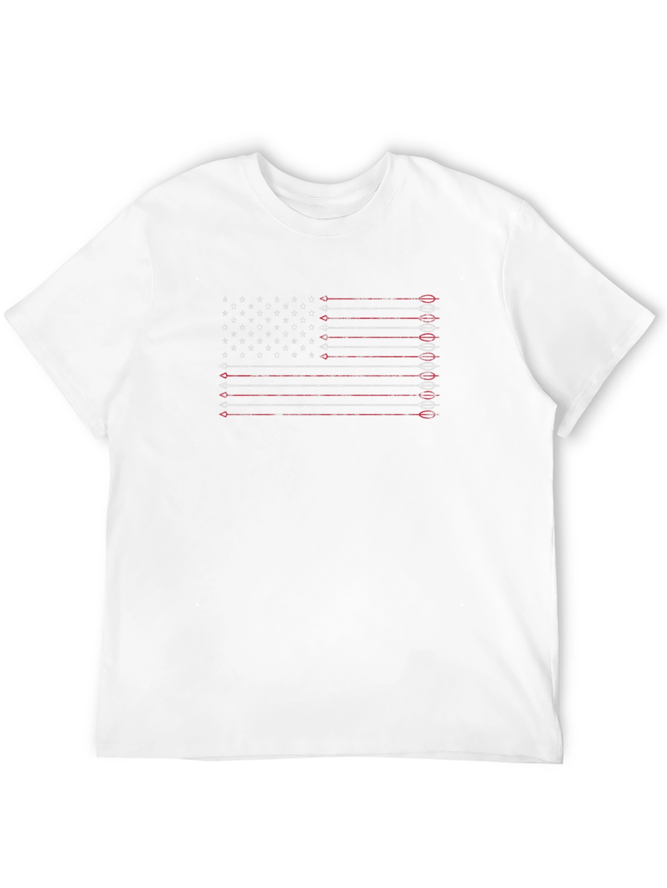 Black American Arrow Flag Graphic Tee - Patriotic Style view 12