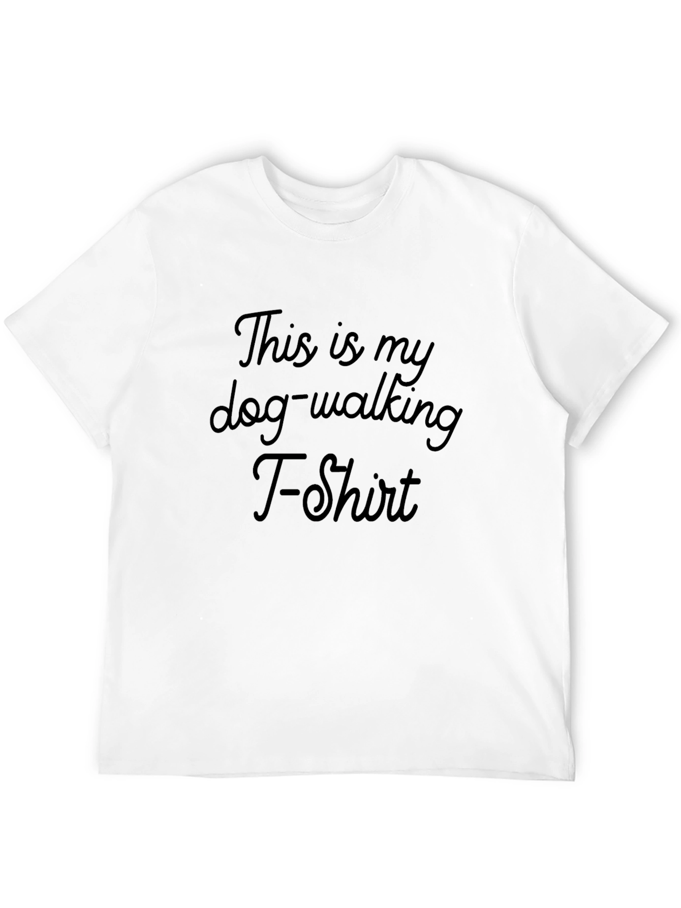 Black Dog Walking T-Shirt - Funny Pet Lover Tee view 12