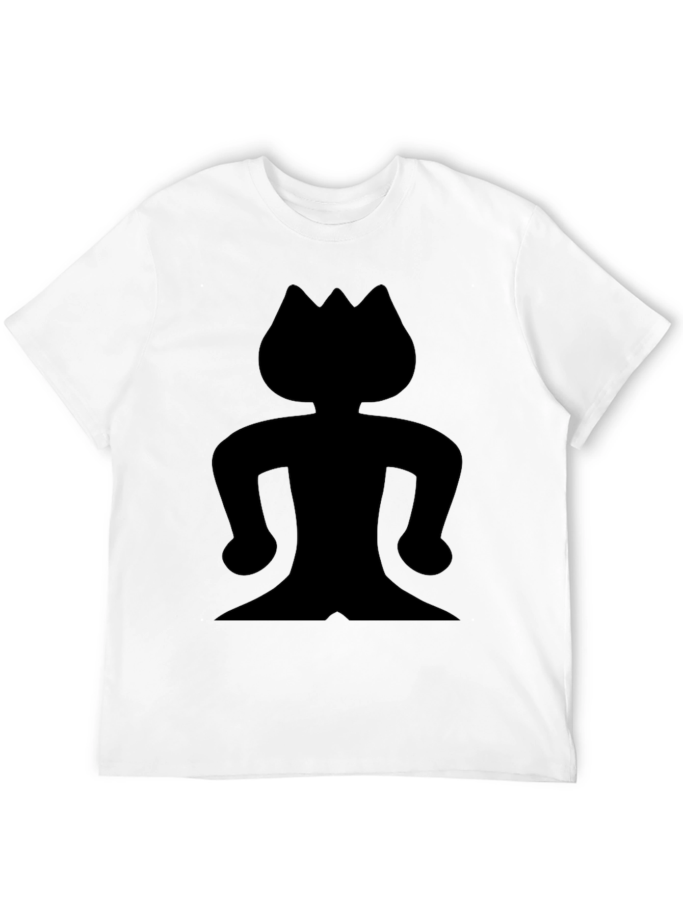 Black Silhouette Graphic Tee - Black view 12