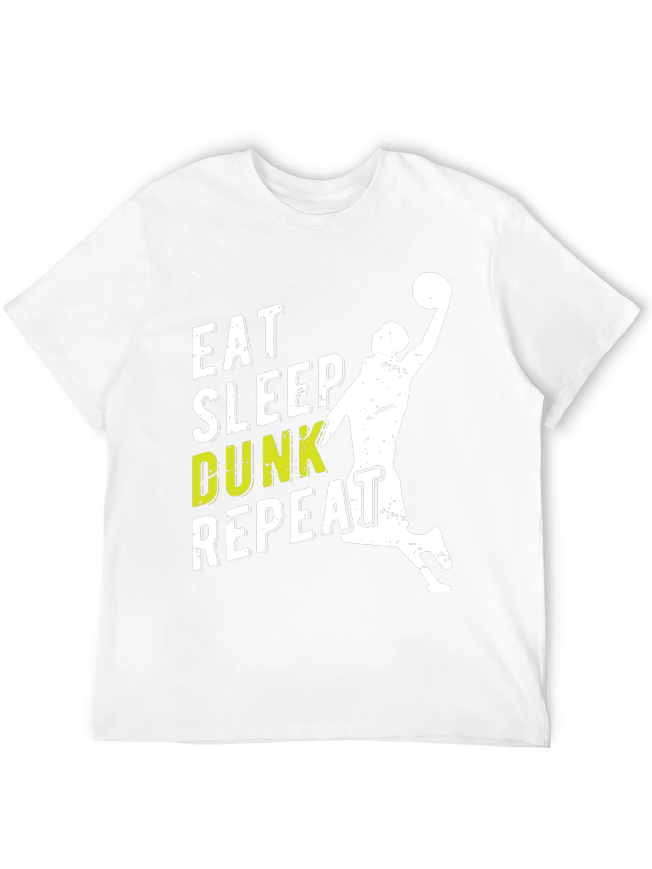 Black Eat Sleep Dunk Repeat Graphic Tee view 12