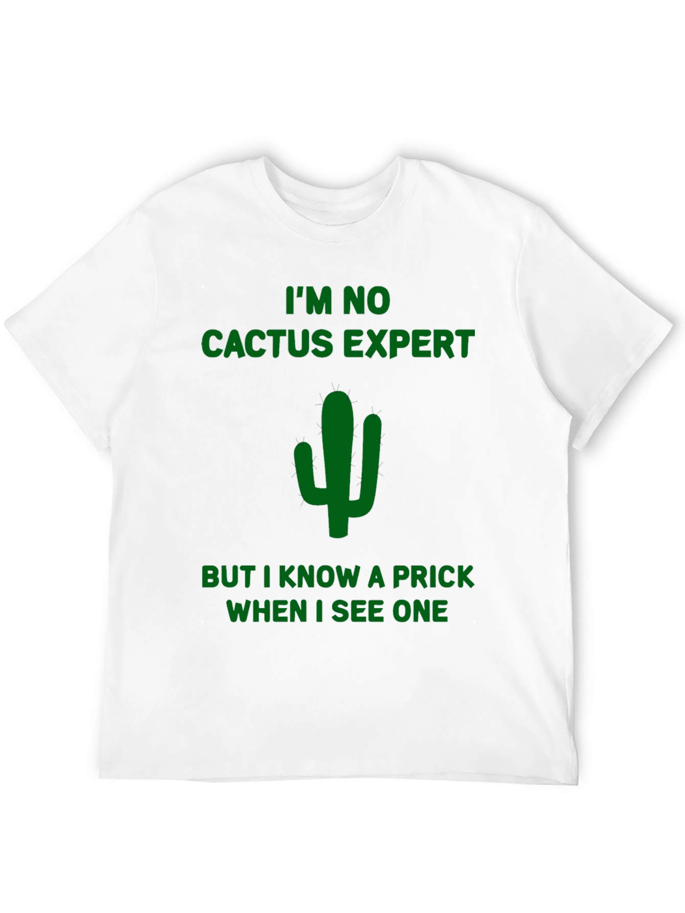 Black Funny Cactus Prick T-Shirt - Dark Humor view 12