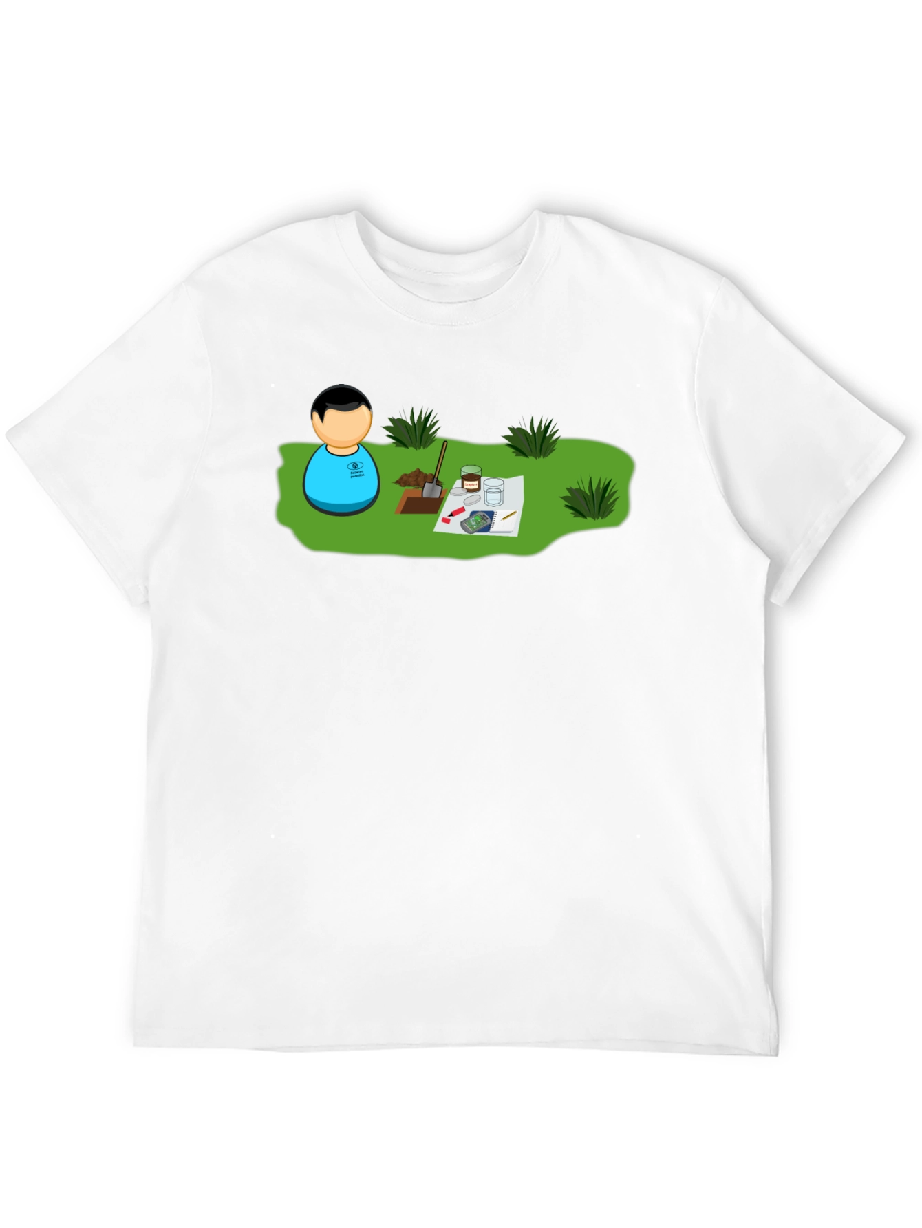 Black Cartoon Archaeology Graphic Tee view 12