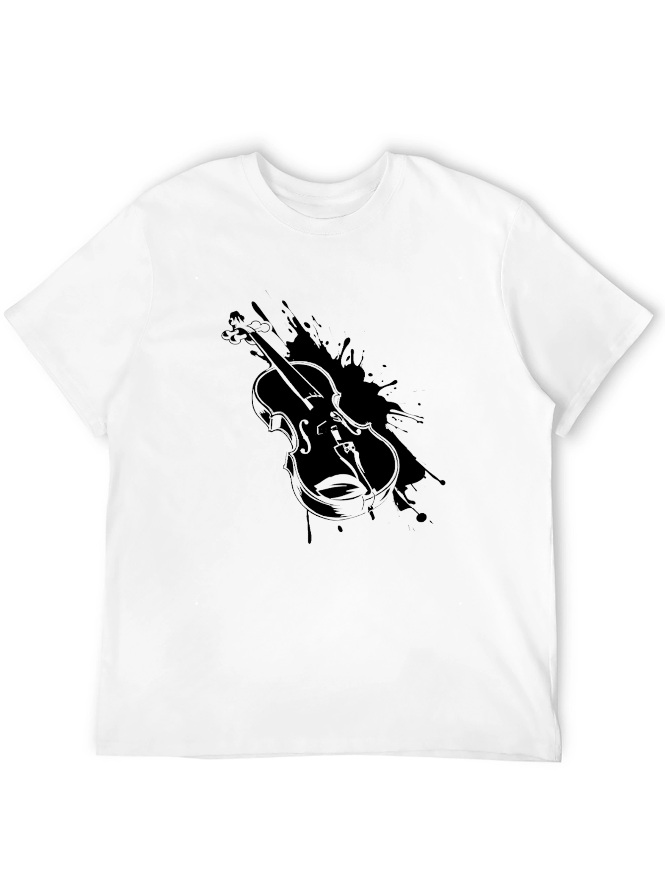 Black Violin Graphic Tee - Stylish Musician T-Shirt view 12