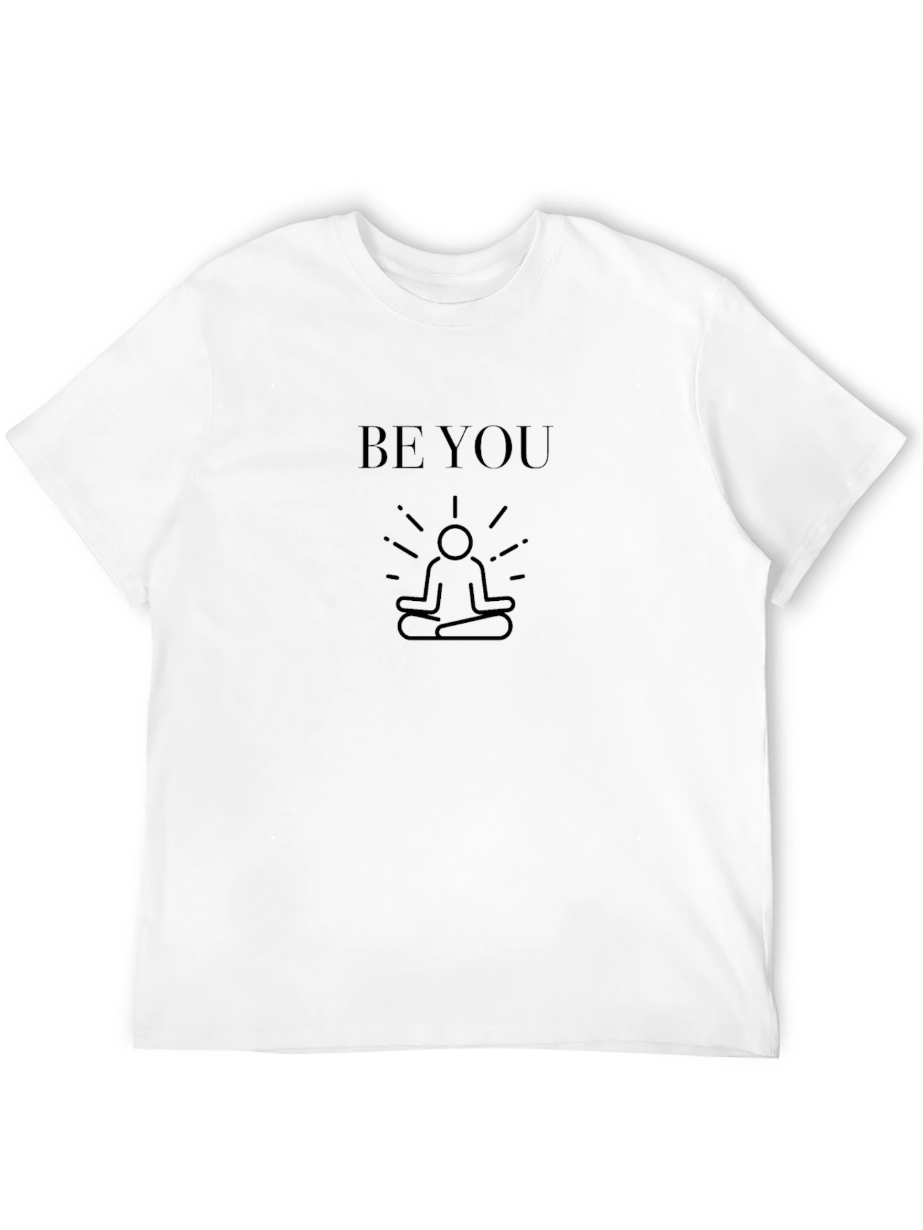 Black Be You Graphic T-Shirt - Black, Relaxed Fit view 12