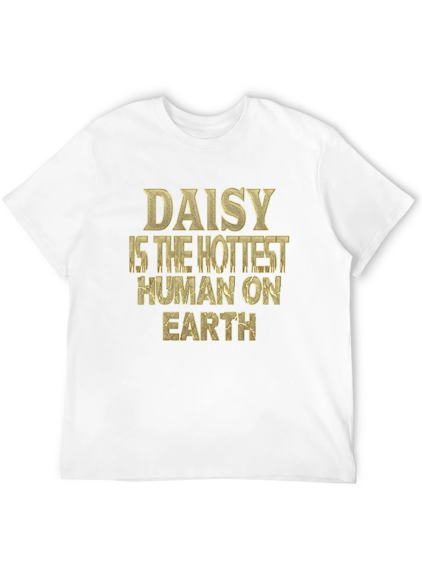 Black Daisy Hottest Human T-Shirt - Black view 12