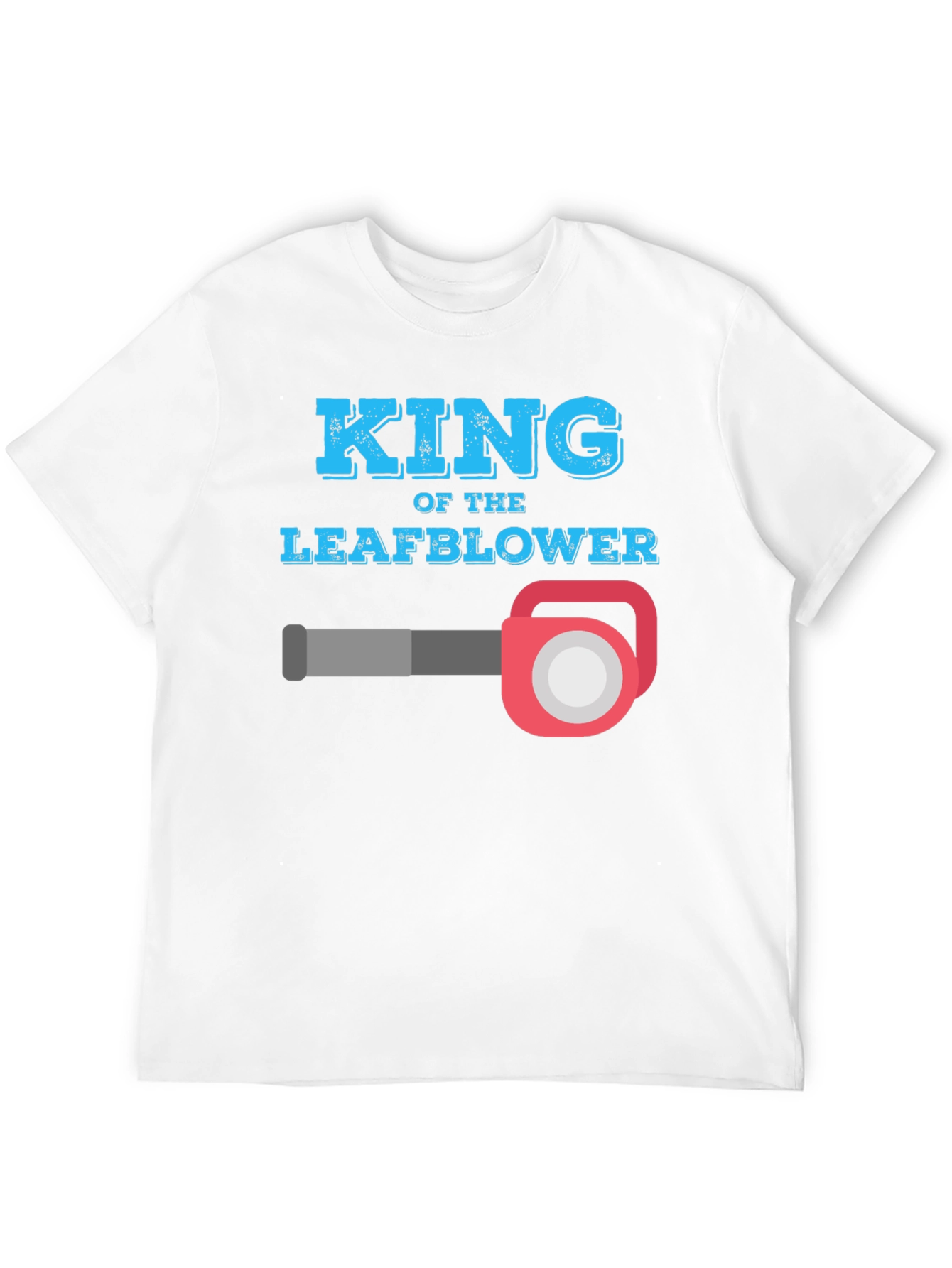 Black King of the Leaf Blower T-Shirt view 12