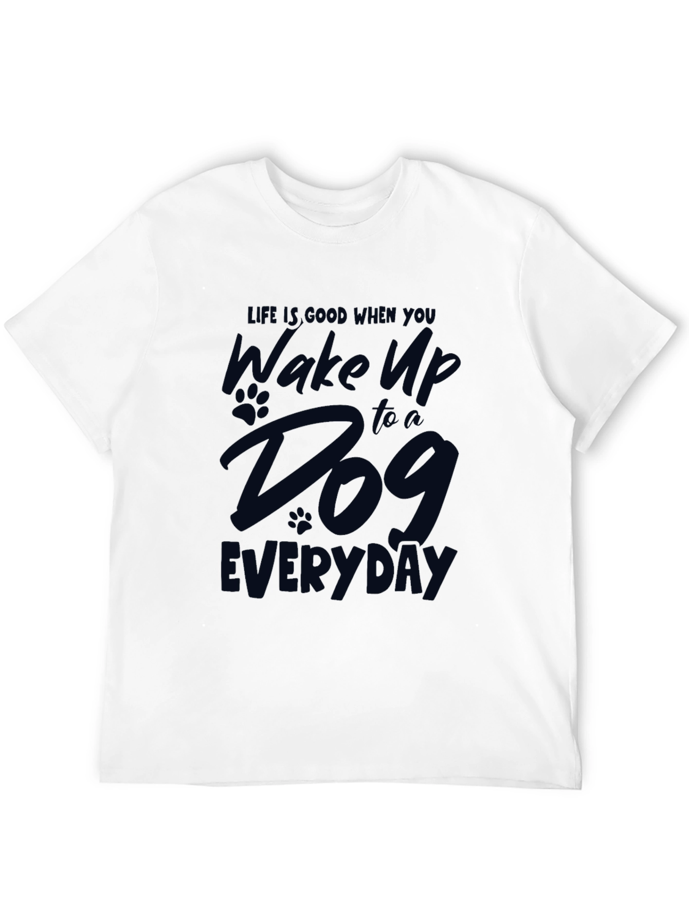 Black Life is Good Dog T-Shirt view 12