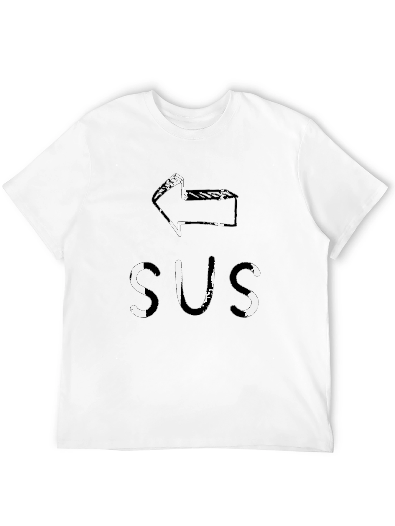 Black Sus Left Arrow T-Shirt view 12