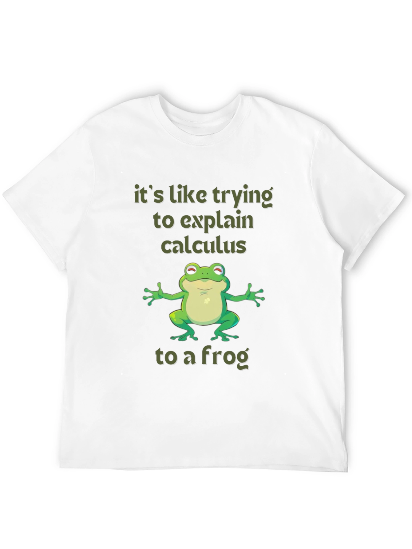 Black Calculus Frog T-Shirt Funny Math Tee view 12
