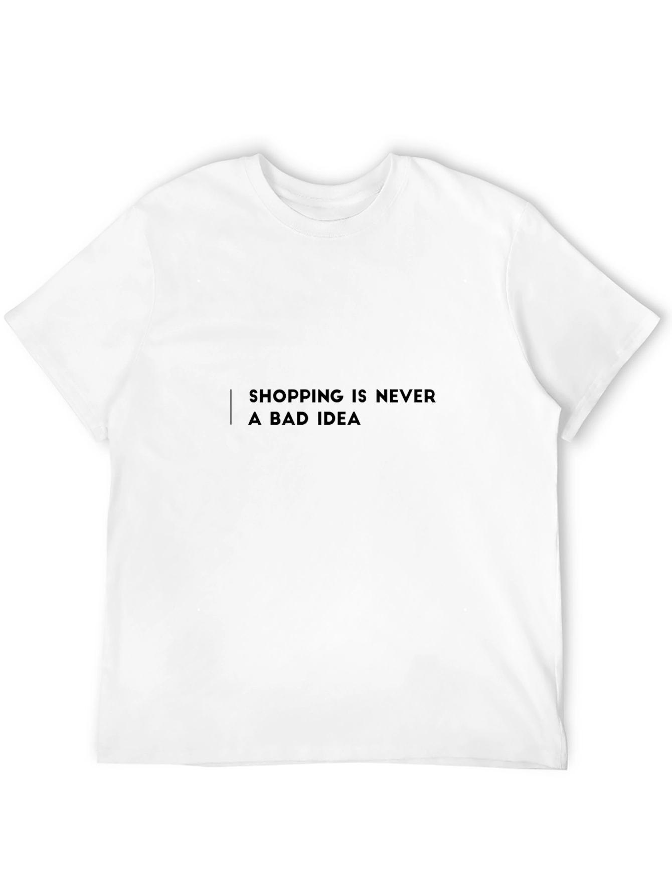 Black Shopping is Never a Bad Idea T-Shirt view 12