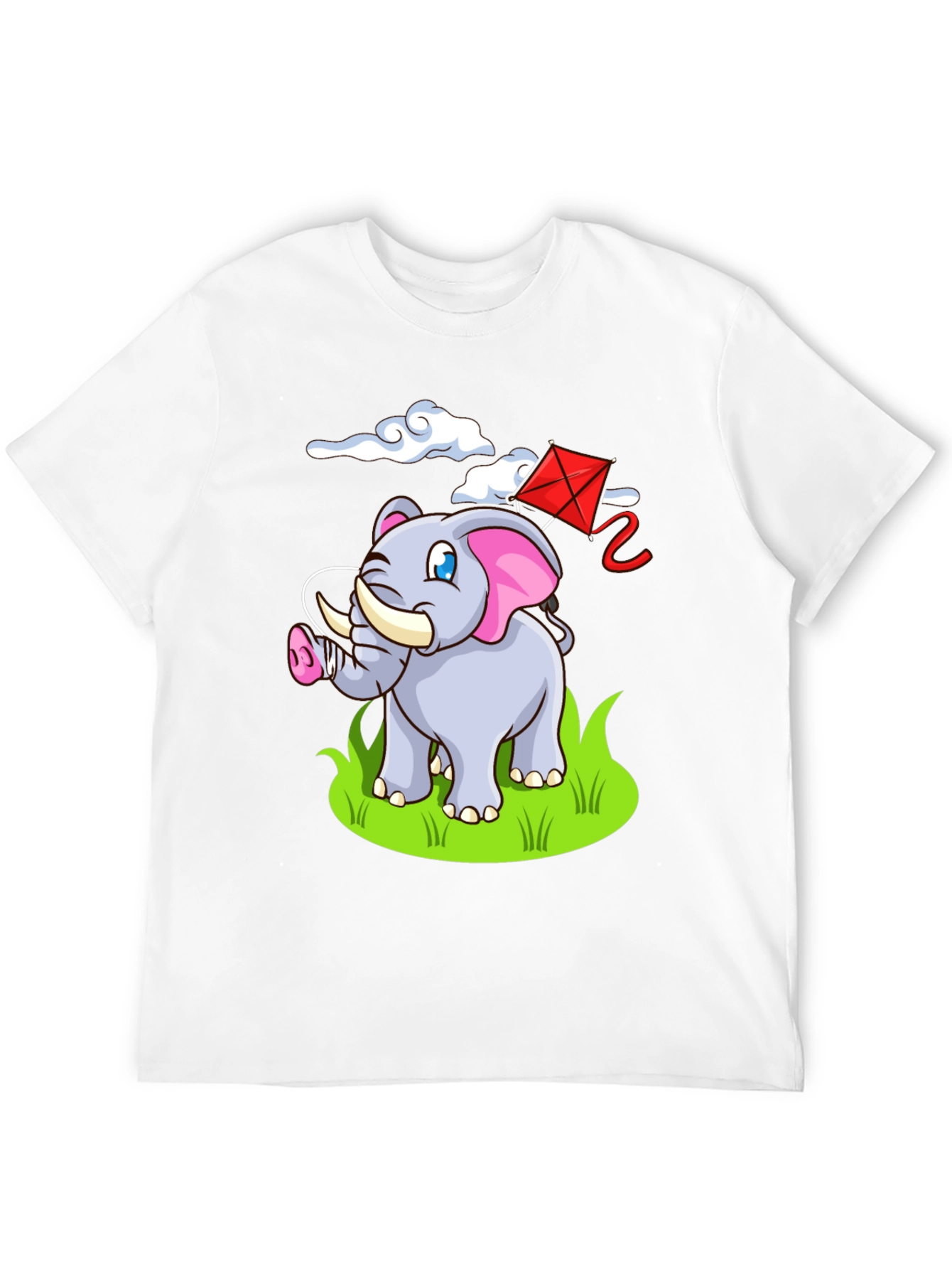 Black Elephant Kite Graphic Tee - Fun, Casual Style view 12