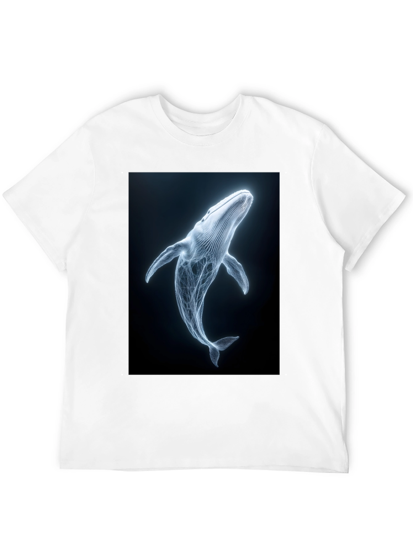 Black Whale Graphic Print Black T-Shirt view 12