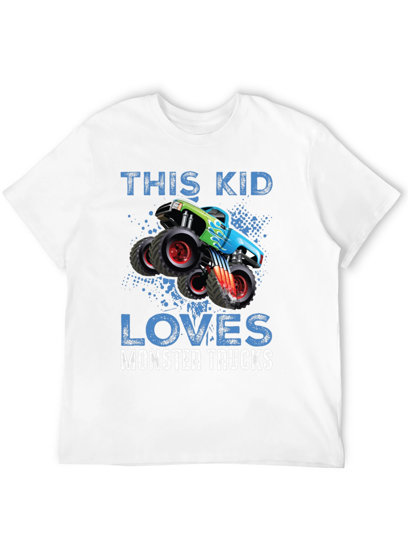 Black Monster Truck Lover T-Shirt - Kids view 12