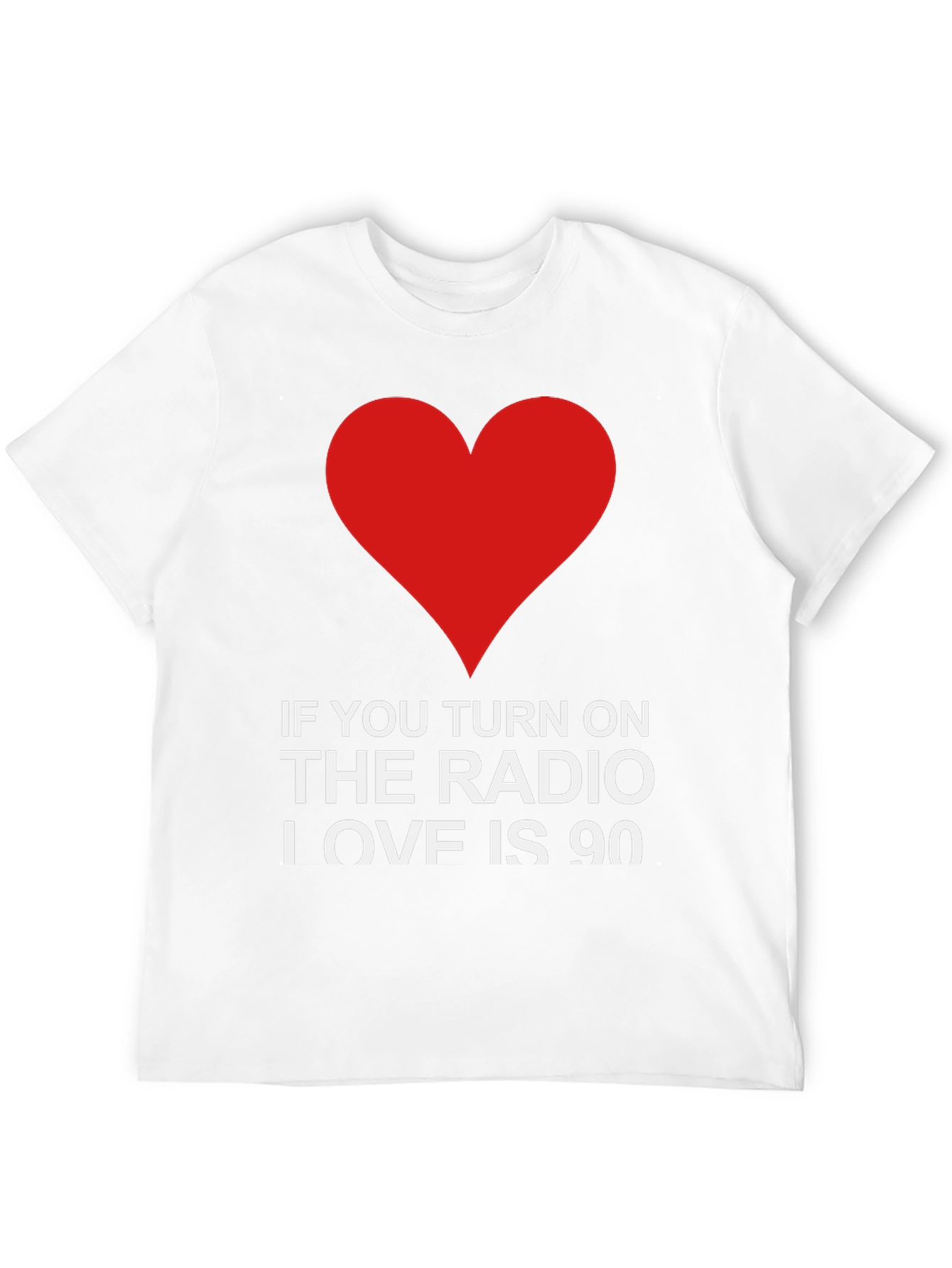 Black Radio Love Graphic Tee view 12