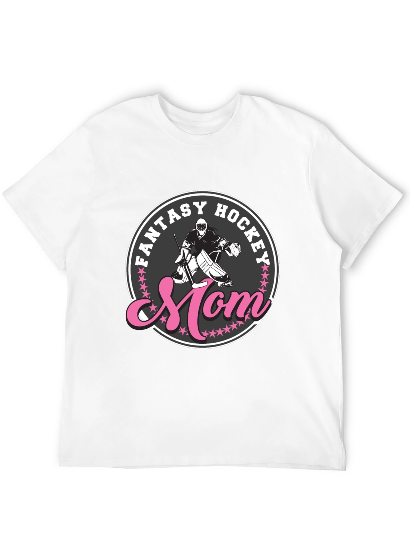 Black Fantasy Hockey Mom T-Shirt view 12