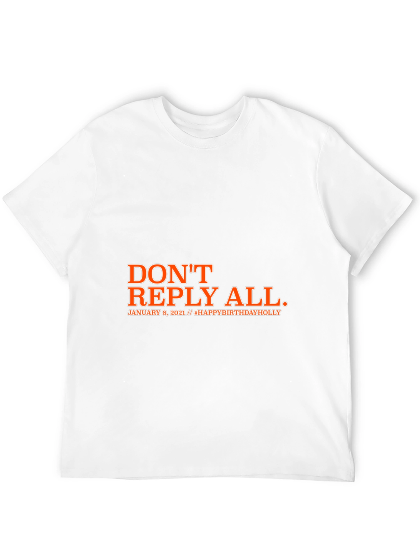 Black Don't Reply All Black Graphic T-Shirt view 12