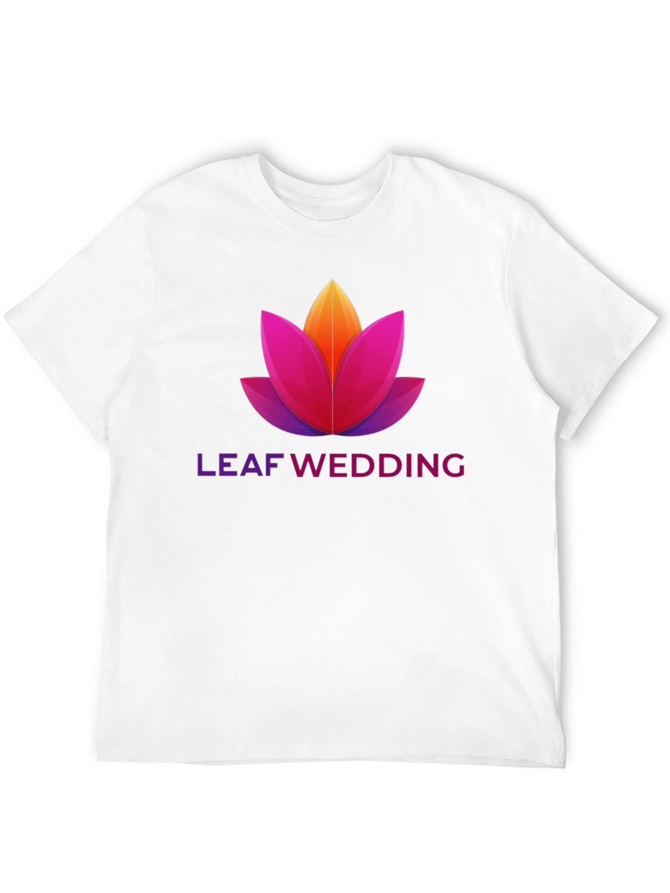 Black Leaf Wedding Graphic T-Shirt view 12