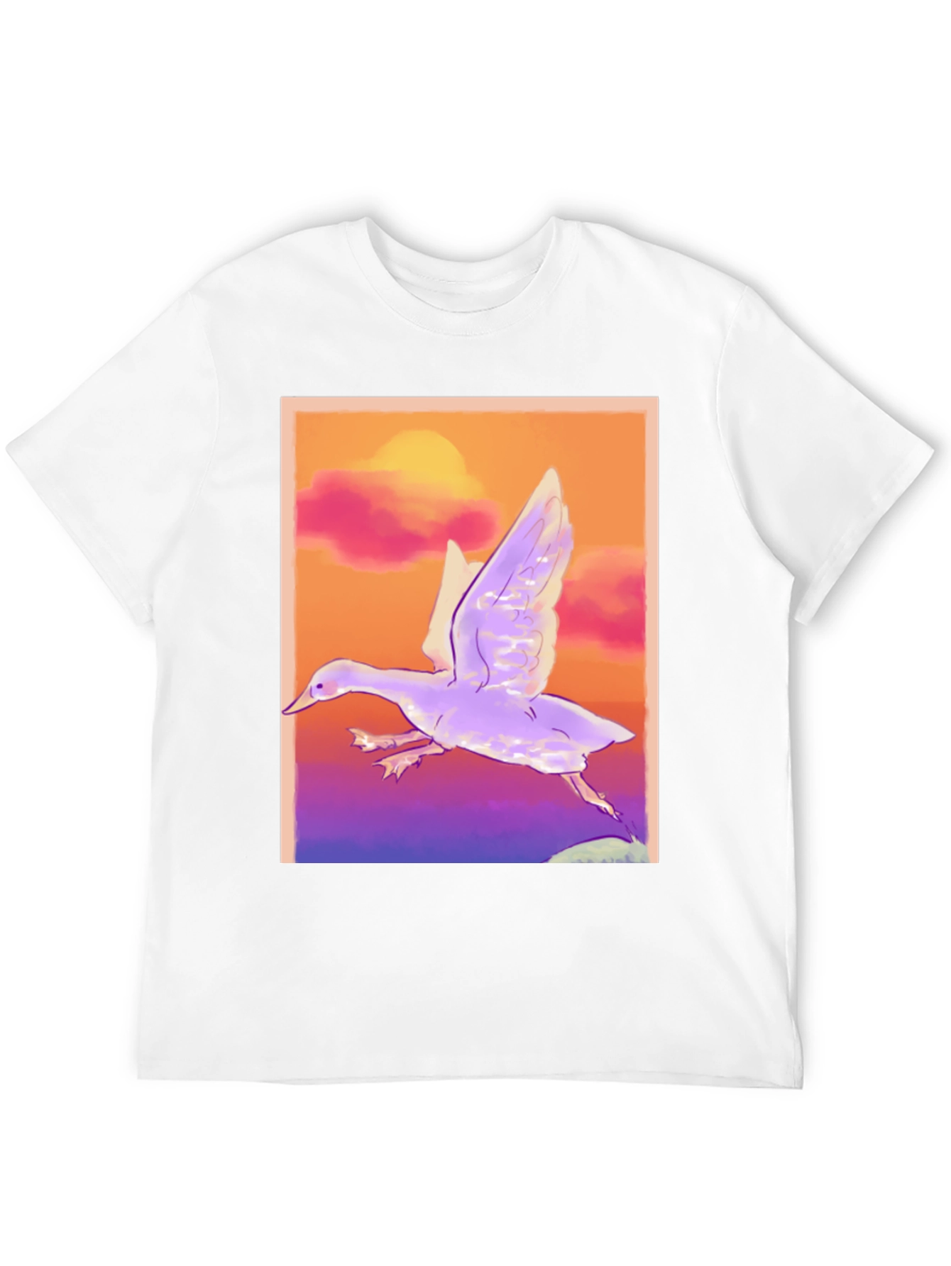 Black Flying Duck Graphic T-Shirt view 12