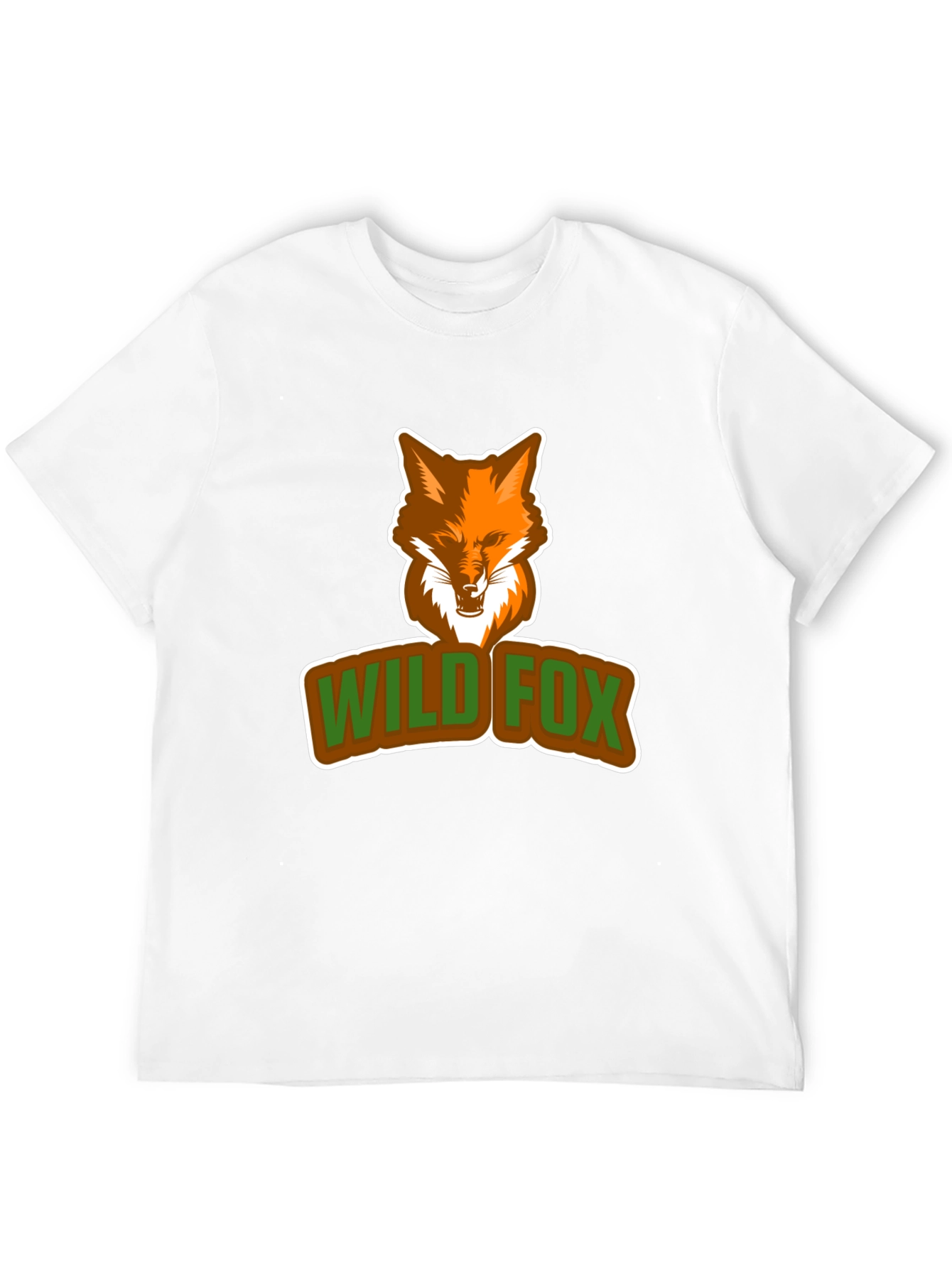 Black Wild Fox Graphic Tee - Stylish Animal Print T-Shirt view 12