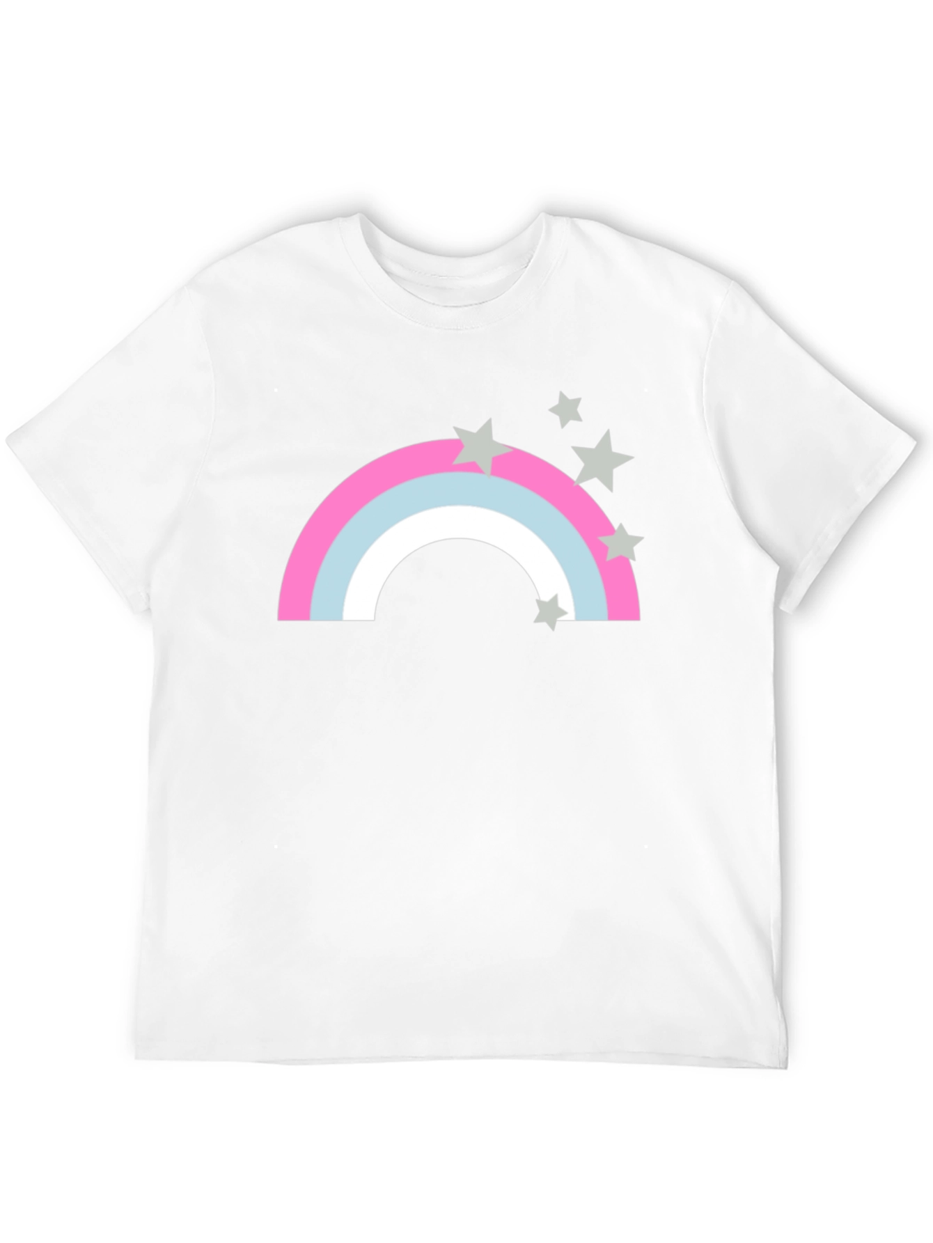 Black Rainbow & Star Graphic Black T-Shirt view 12
