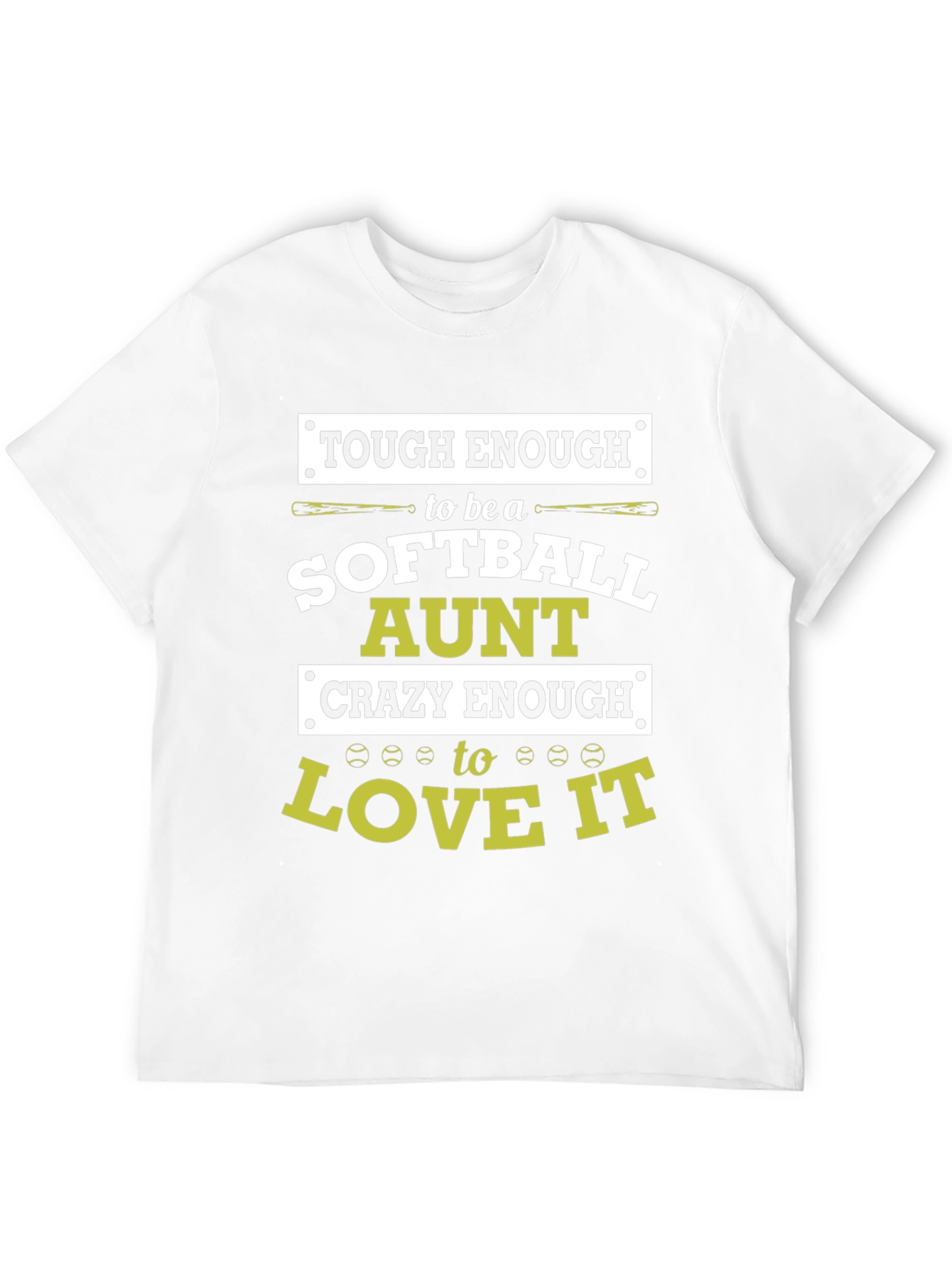 Black Softball Aunt T-Shirt: Tough & Crazy Enough to Love It view 12