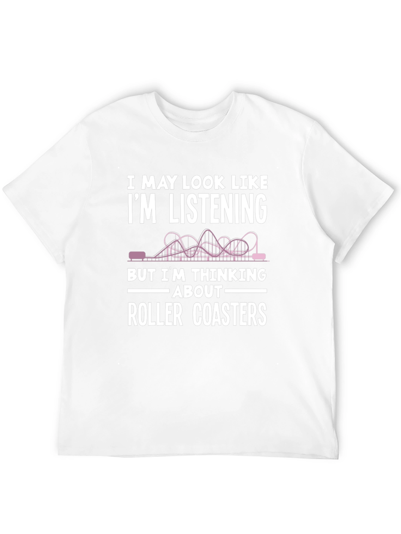 Black Roller Coaster Lover T-Shirt - Funny Gift for Enthusiasts view 12