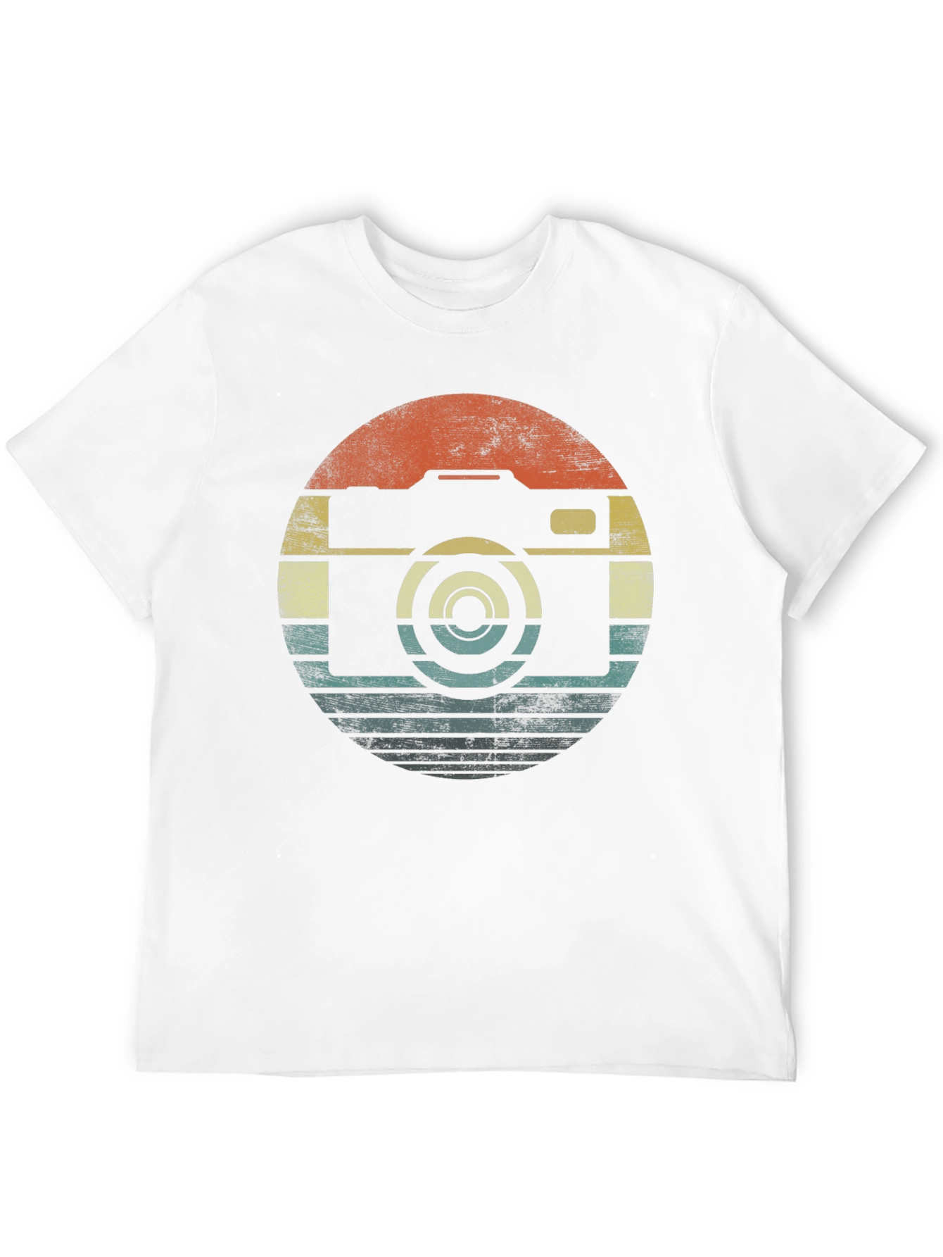 Black Retro Camera Graphic T-Shirt - Black view 12