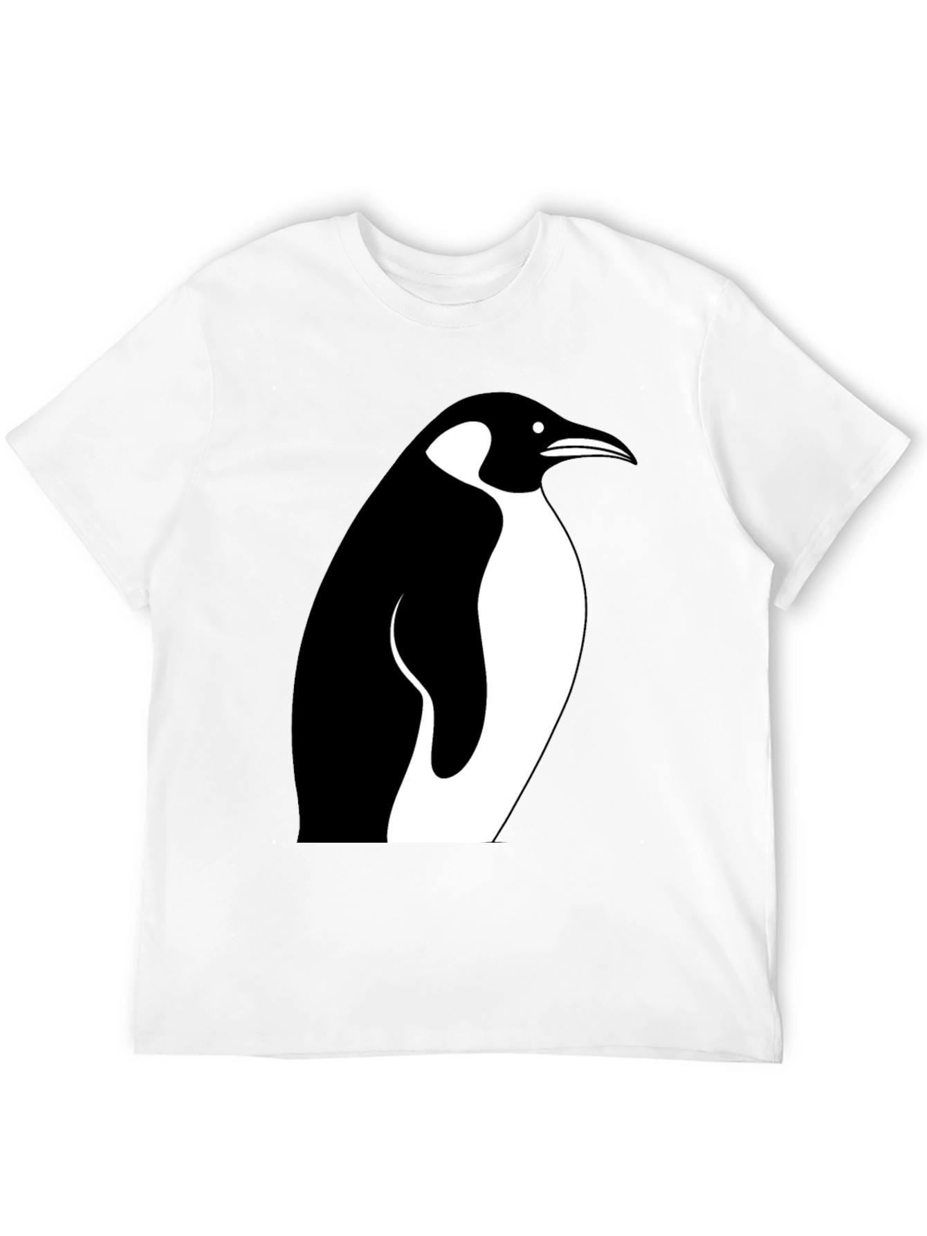 Black Penguin Graphic Tee - Stylish Black Cotton T-Shirt view 12
