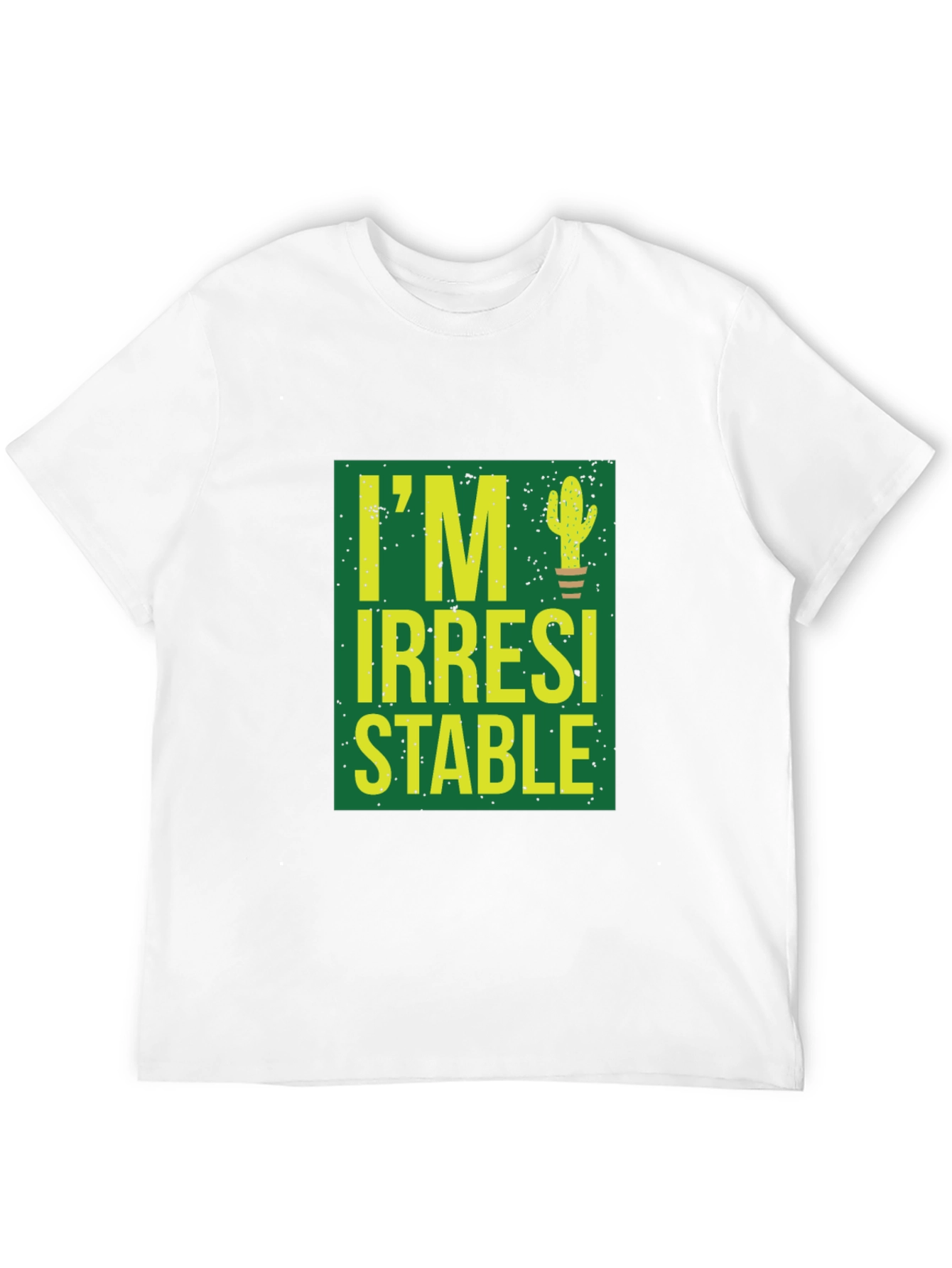 Black Irresistible Cactus Graphic T-Shirt - Black Cotton Blend view 12