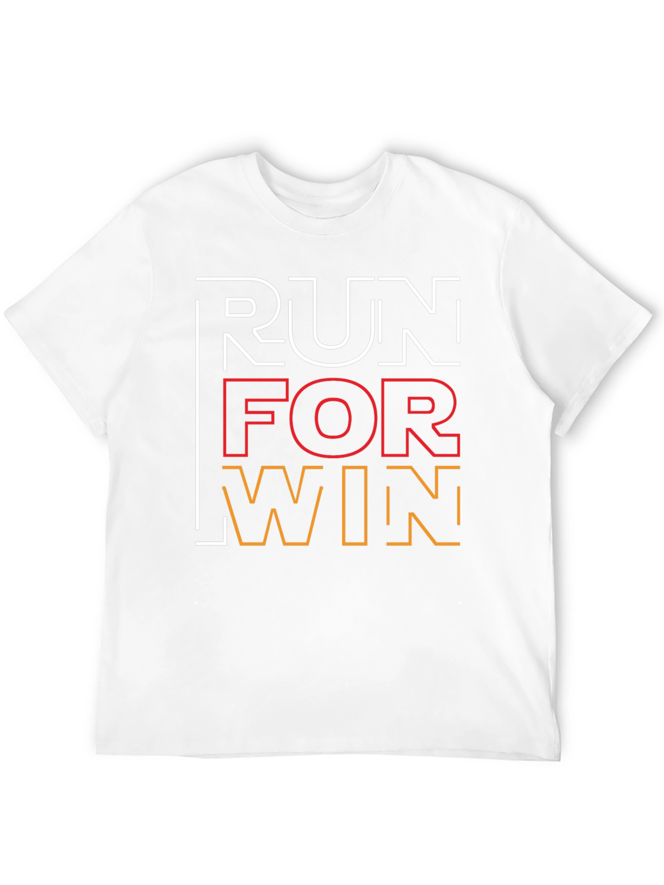 Black Run For Win Graphic Tee - Stylish Athletic Shirt view 12