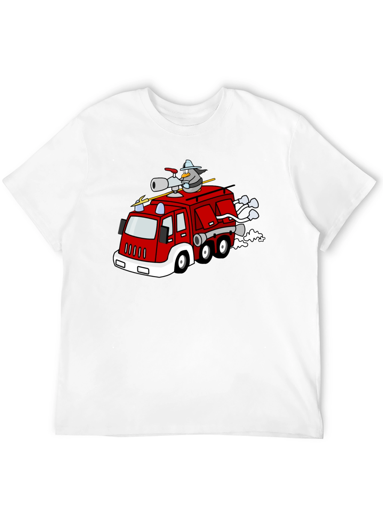 Black Penguin Firefighter T-Shirt view 12