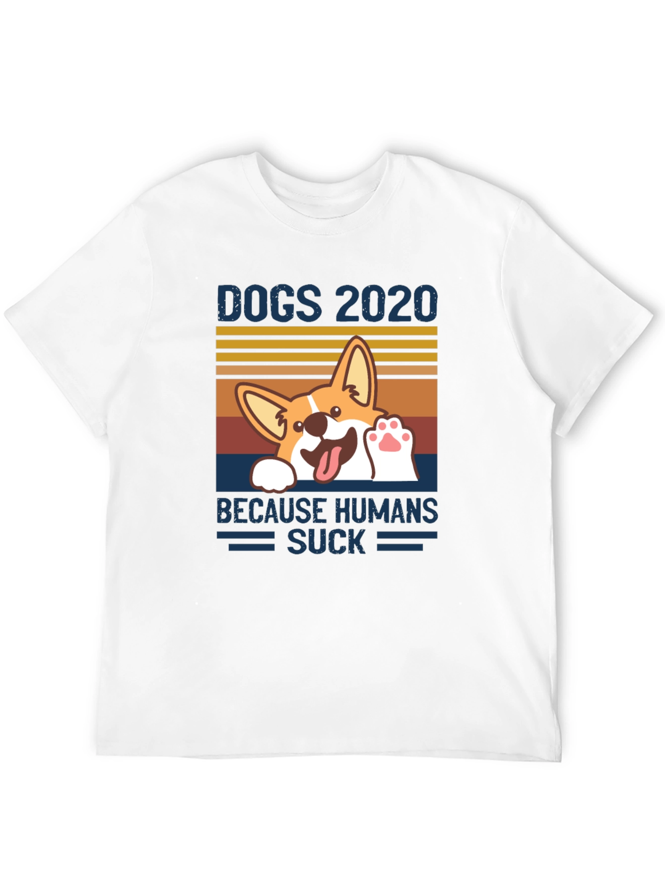 Black Dogs 2020 Graphic Tee - Because Humans Suck view 12