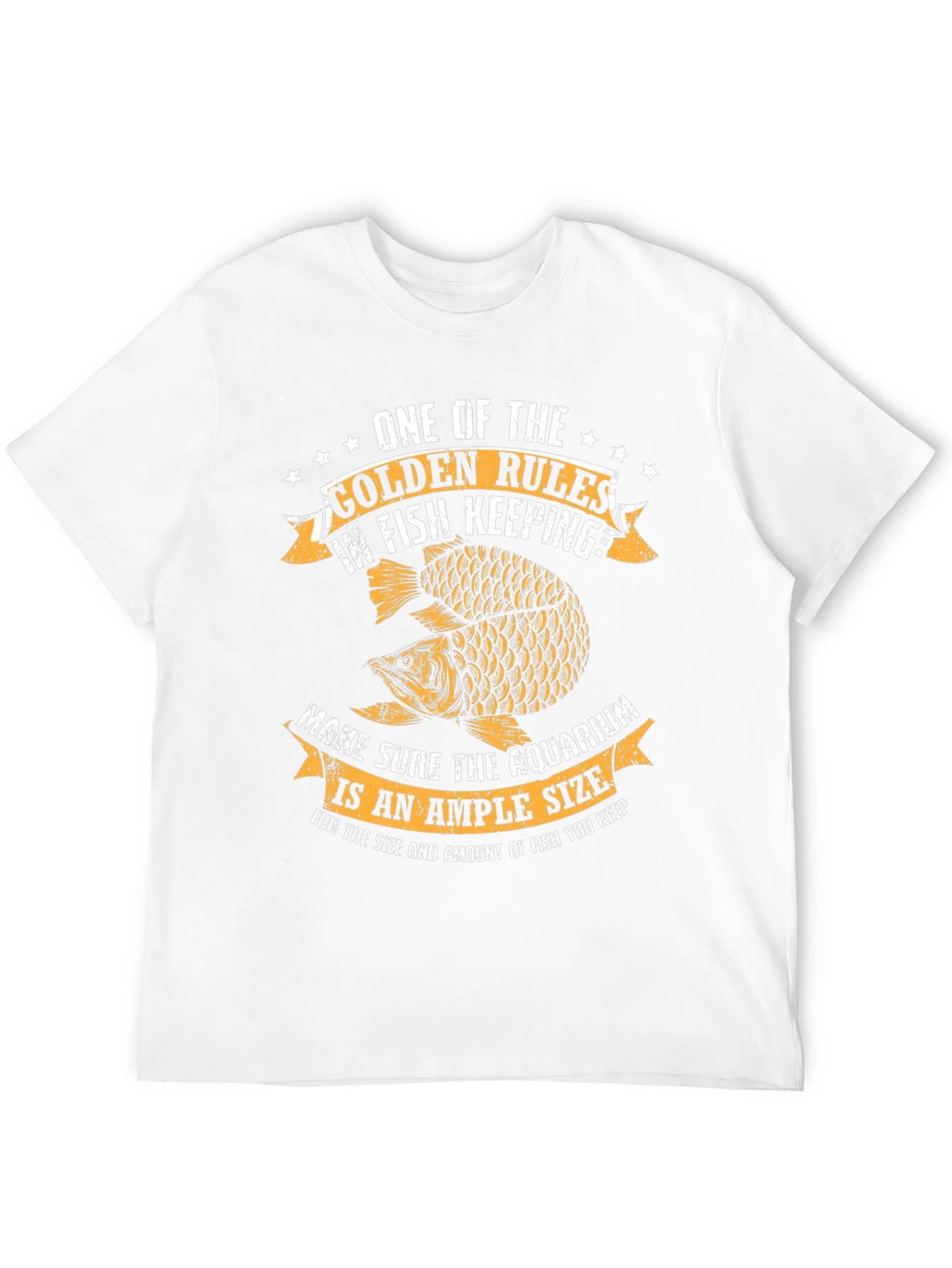 Black Golden Rules Fish Keeping T-Shirt view 12