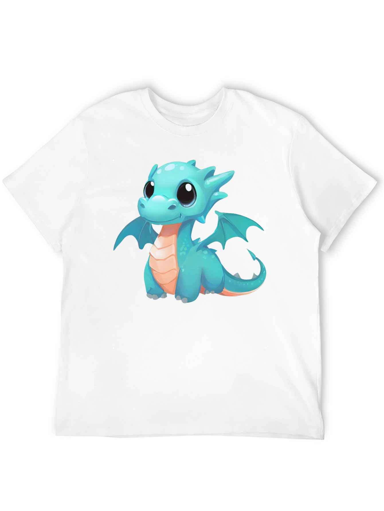 Black Cute Dragon Graphic T-Shirt - Black view 12