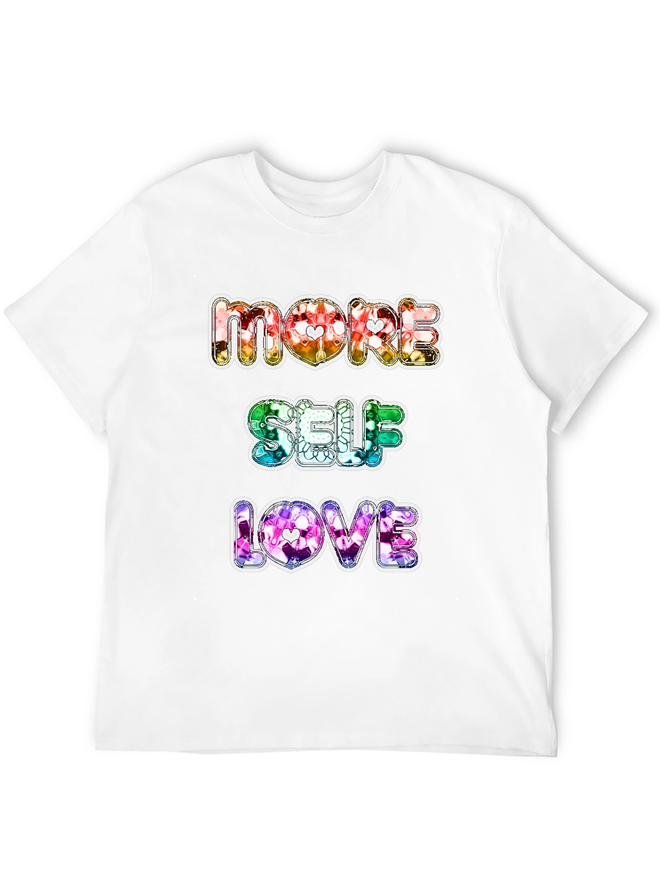 Black More Self Love Graphic T-Shirt view 12