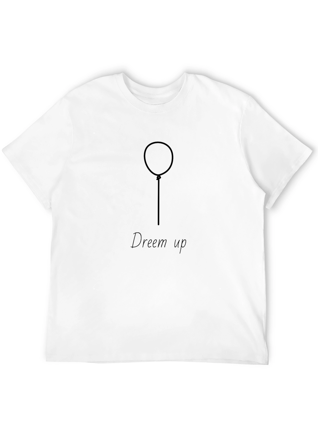 Black Dream Up T-Shirt - Balloon Design view 12