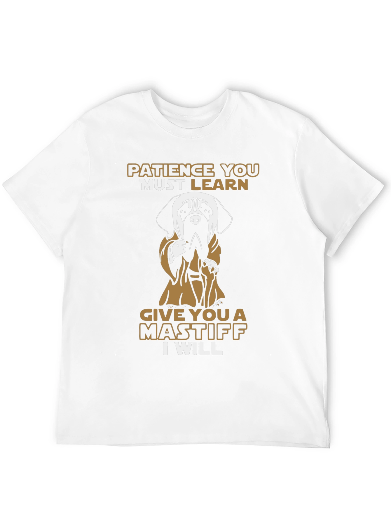 Black Patience Mastiff Graphic Tee - Black view 12